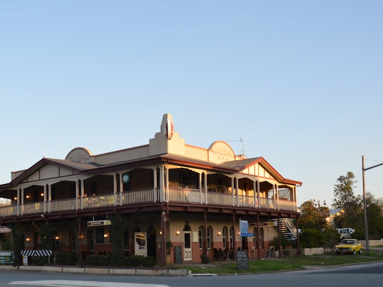 The Royal Hotel Adelong, Established in the 1860s.