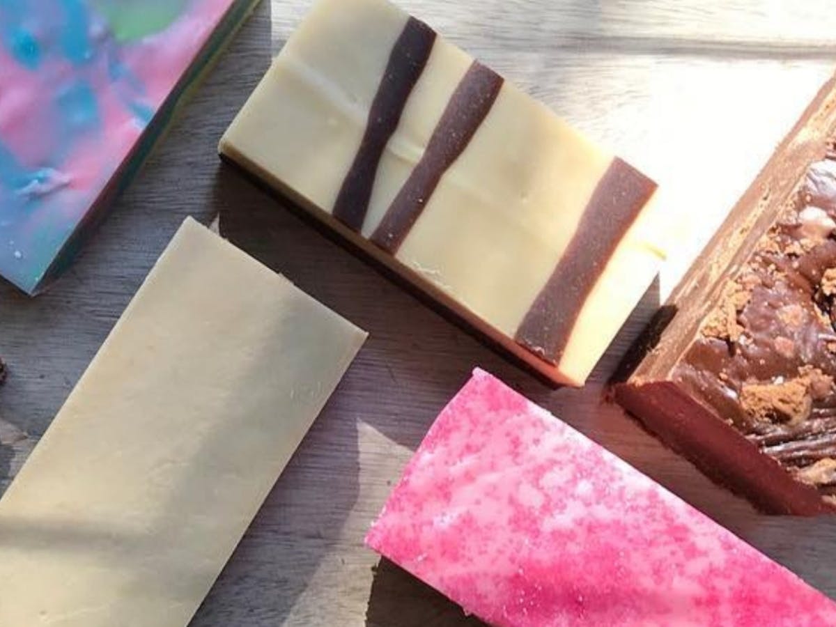 Close up image of local fudge from Springbrook Close up image of local fudge from Springbrook