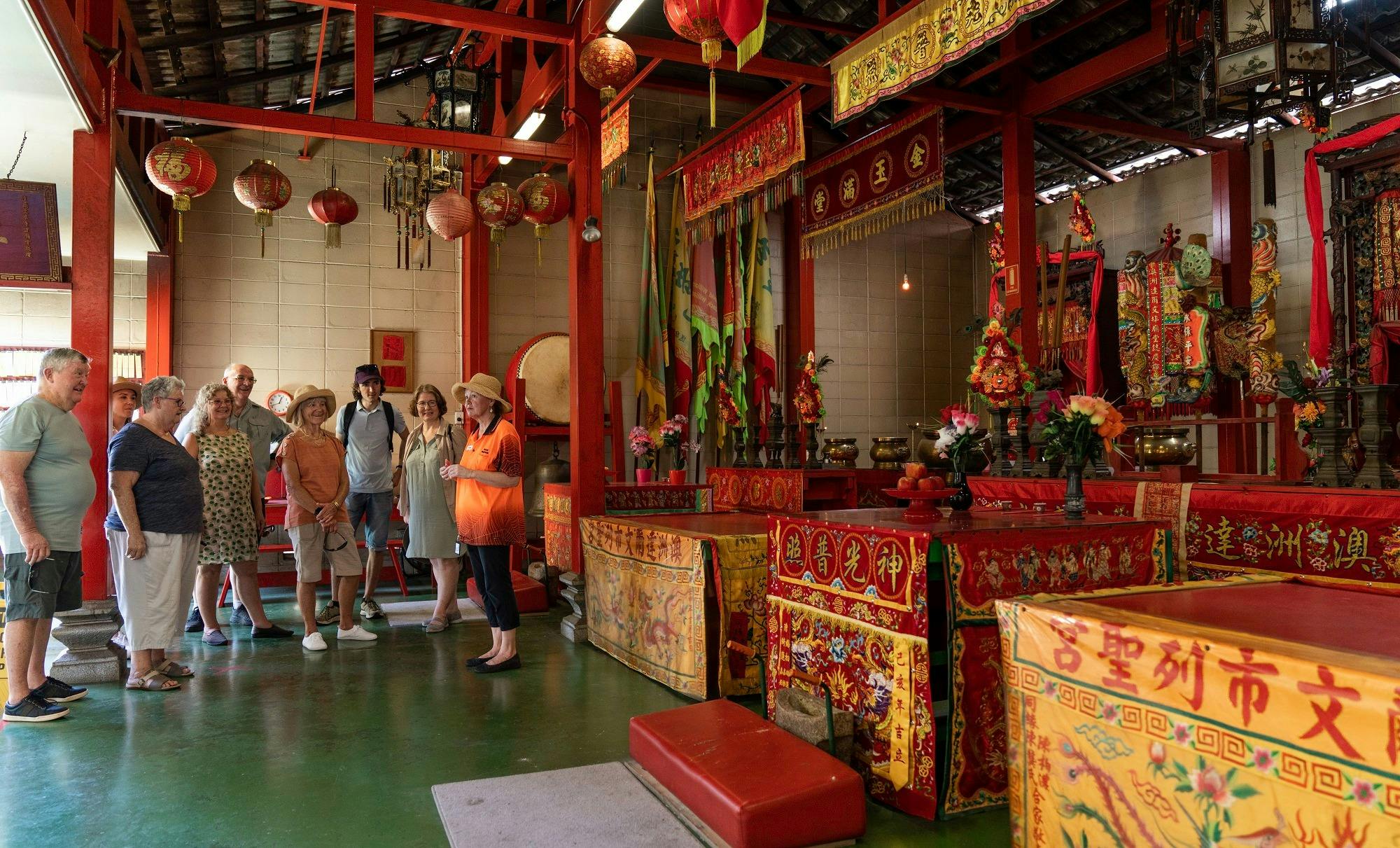 Interior of Darwin Chinese Temple