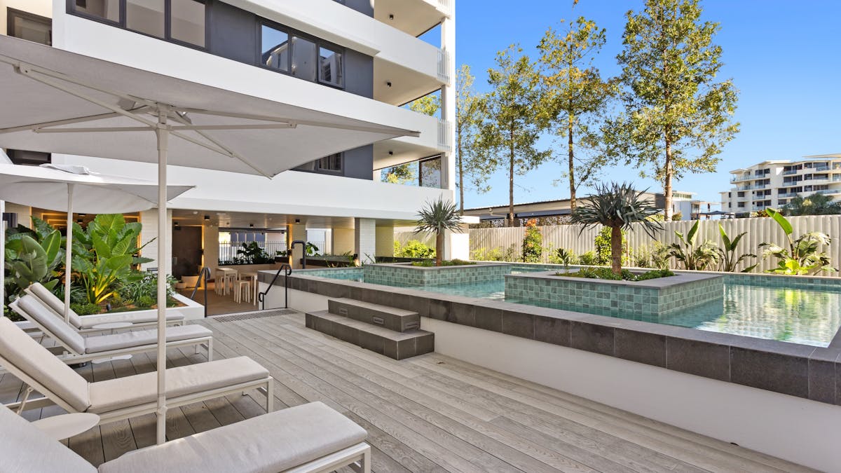 Avalon Resort pool deck