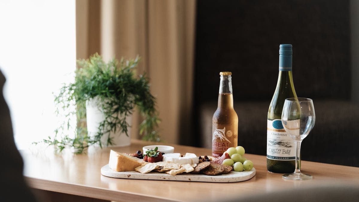 Cheese Platter wine and beer