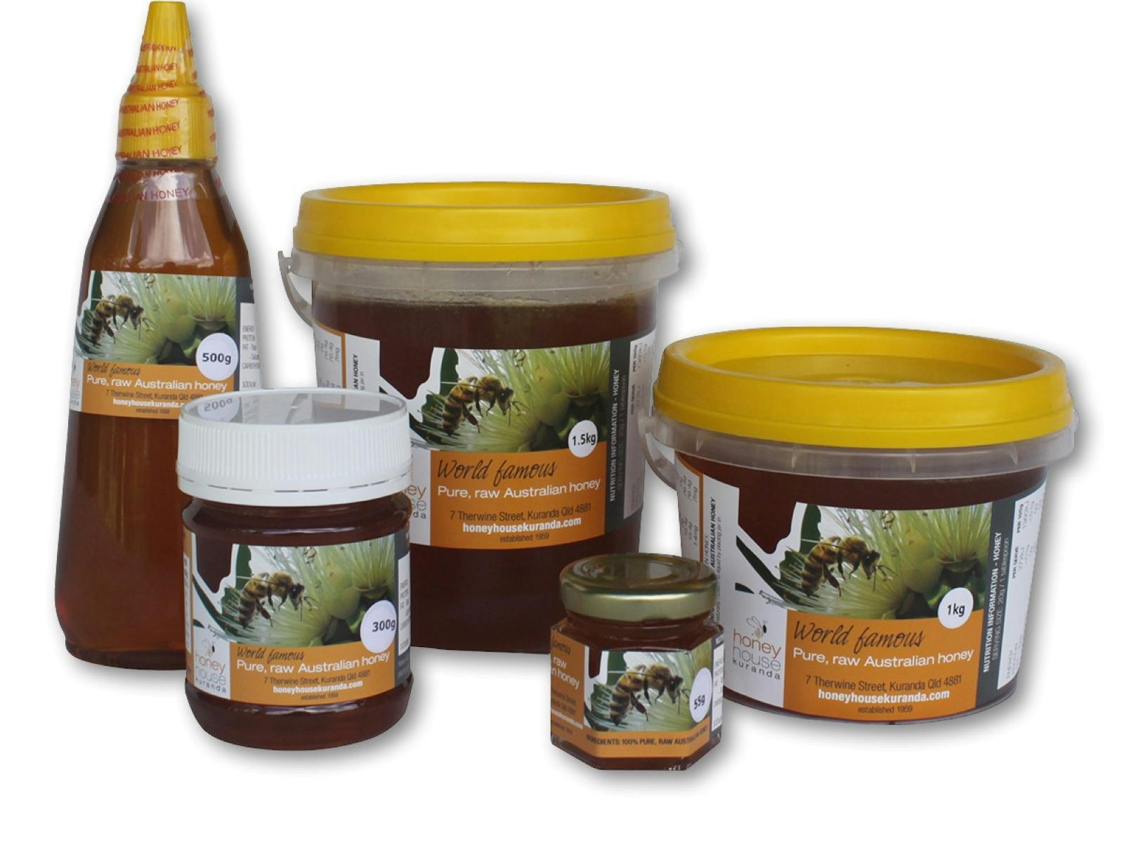 Honey packaging range Honey packaging range