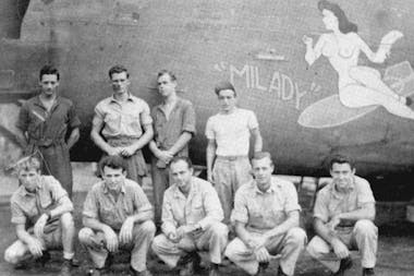 Wreck of B24J Liberator Bomber Milady