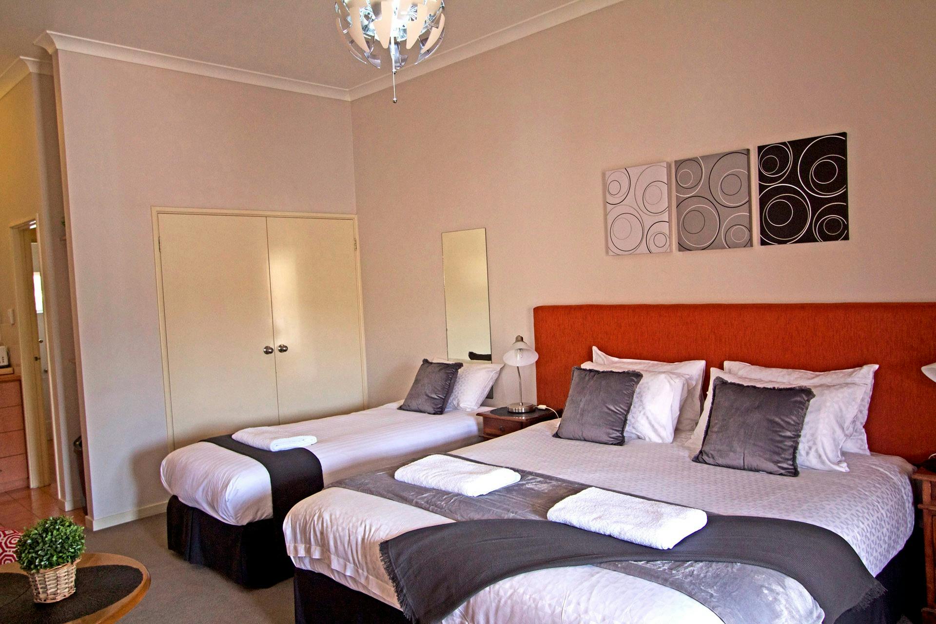 Dining and Bedroom - 1 king and 1 single beds