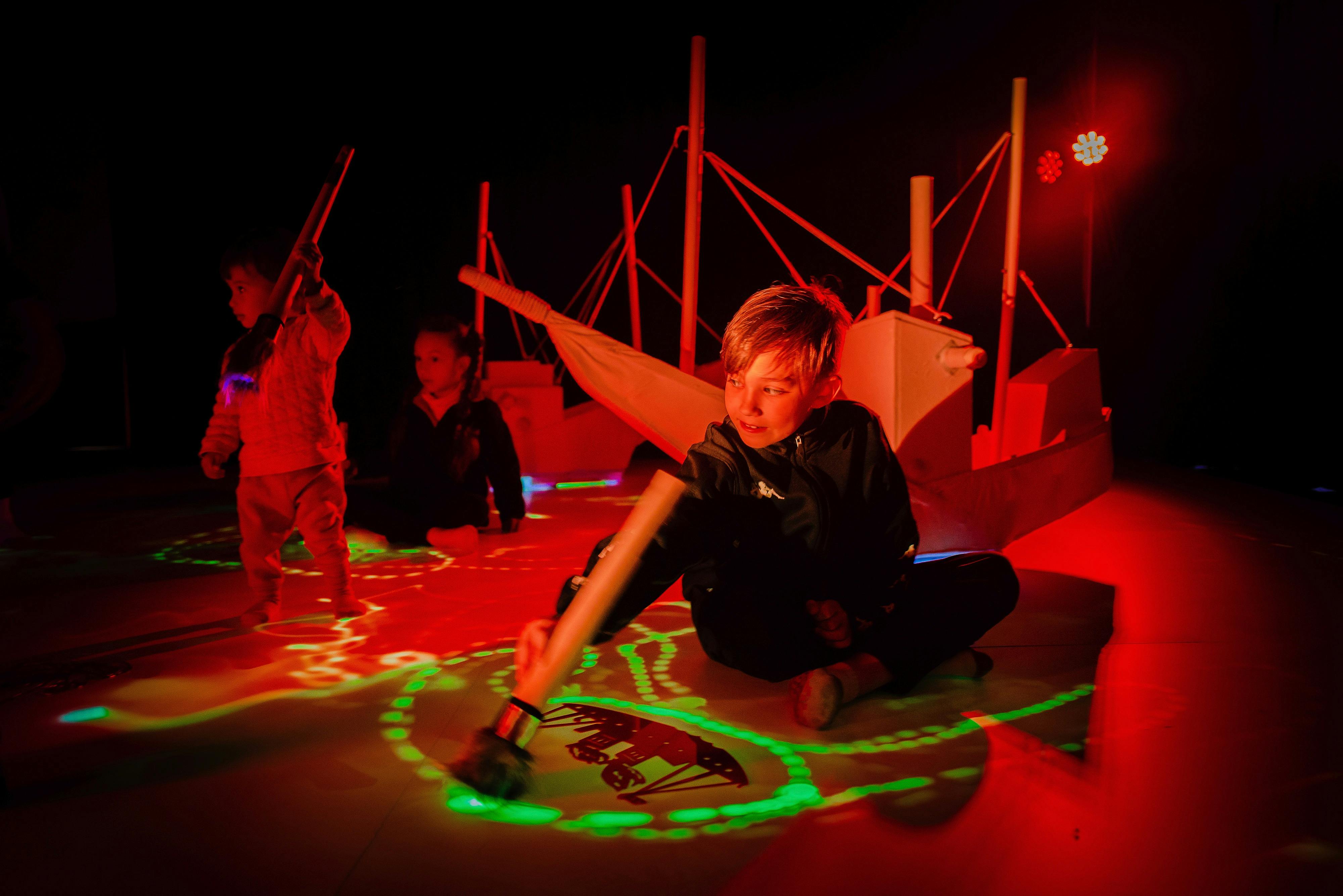 ILA Playground featuring Sea of Light and Neon Canvas