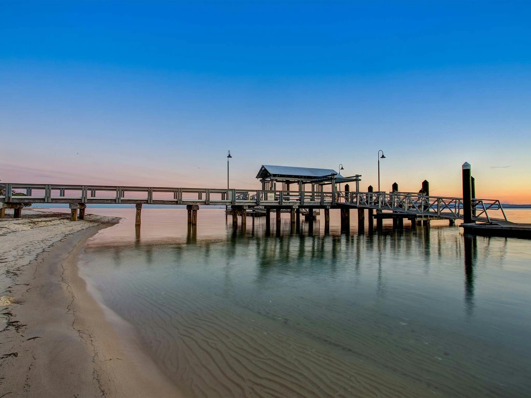 Sunset at Bongaree Jetty, Bribie Island