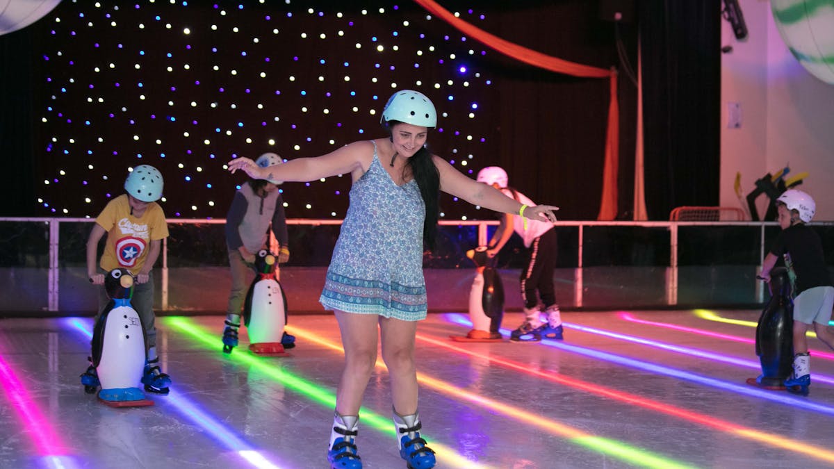 All ages can enjoy the fun on the ice