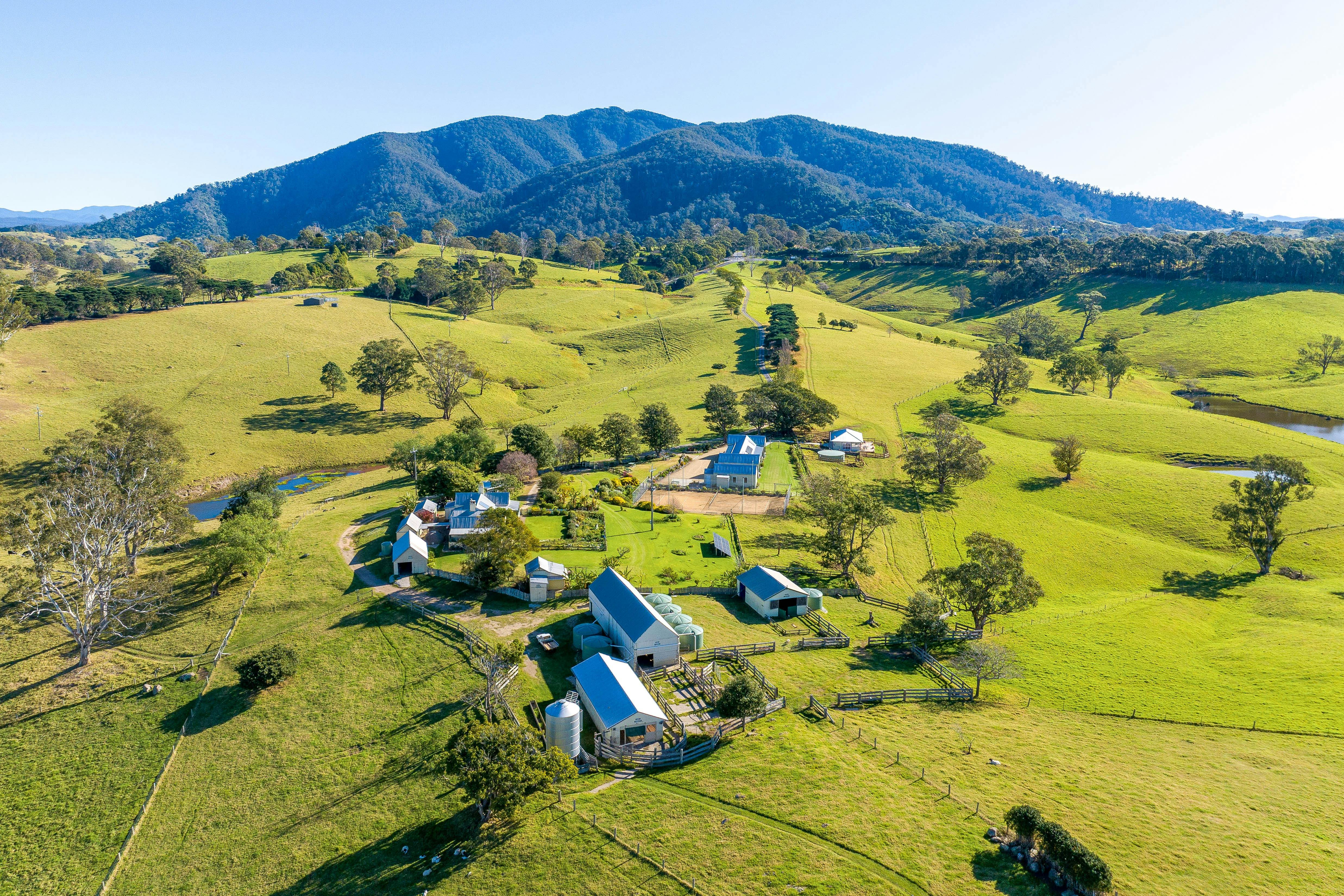 Relax on this working farm, enjoy the expansive views from your cabin or enjoying our walking trails