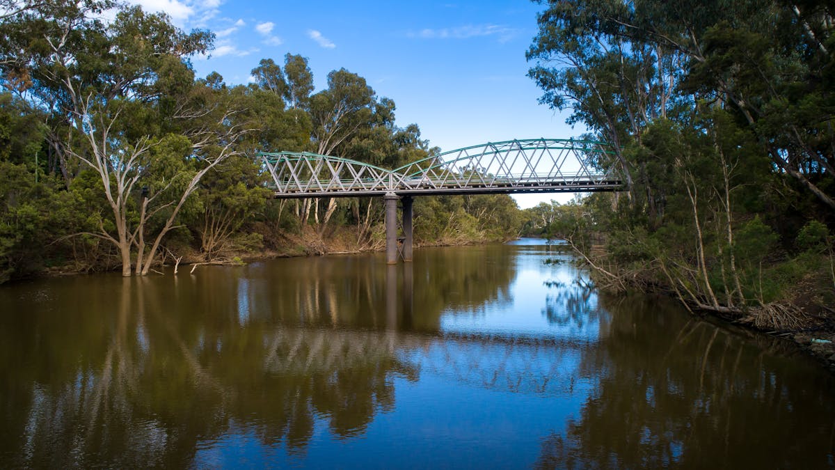 Border Bridge over the MacIntyre River at Goondiwindi Border Bridge over the MacIntyre River at Goondiwindi
