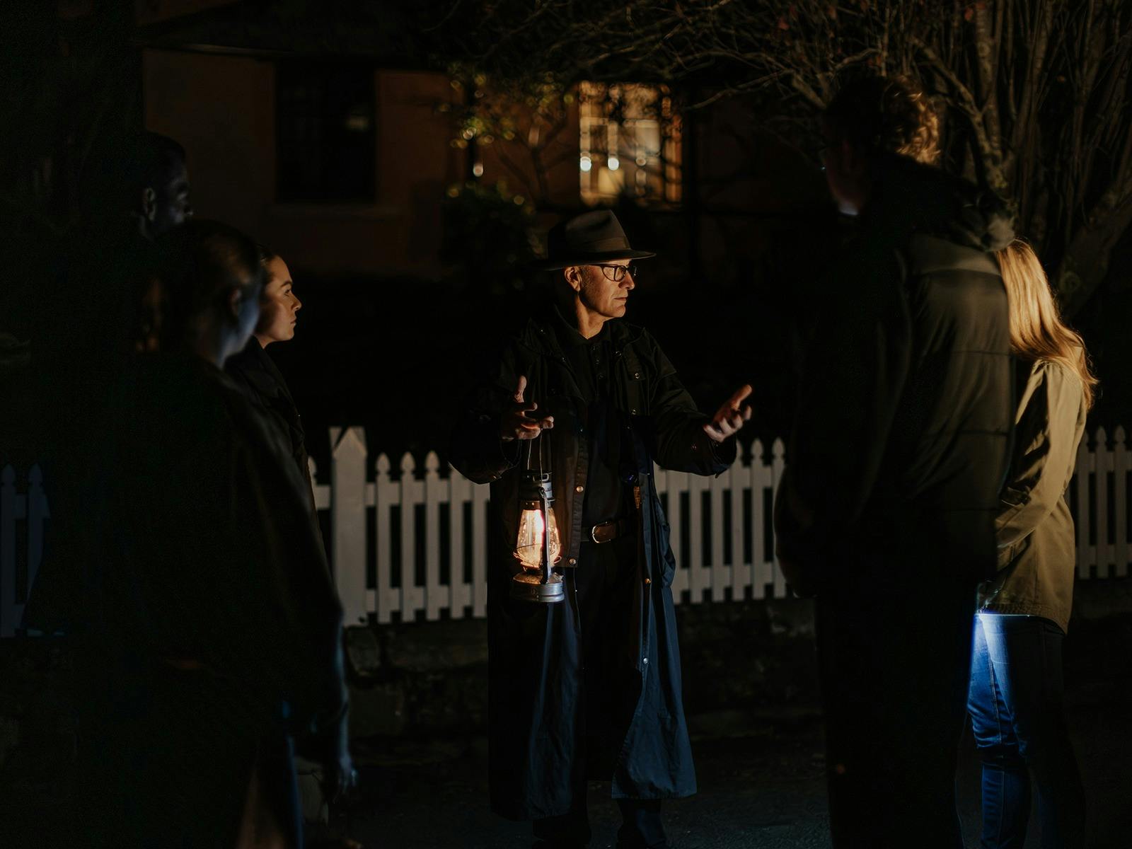 Winter lantern-lit ghost tour image