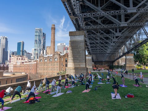 Yoga Under the Bridge