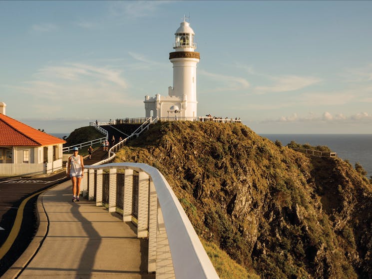 Cape Byron Lighthouse sitting on Australia's most easterly point, Byron Bay