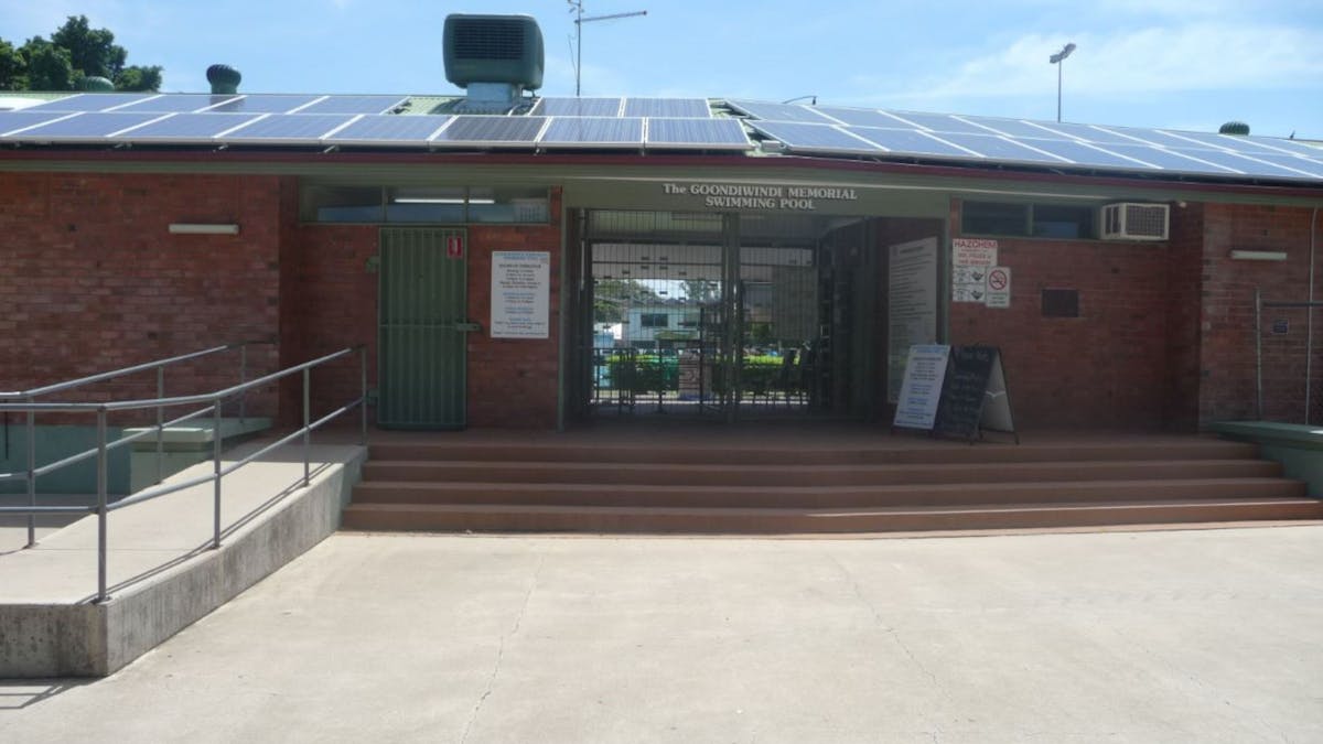 Entrance to the Goondiwindi Pool