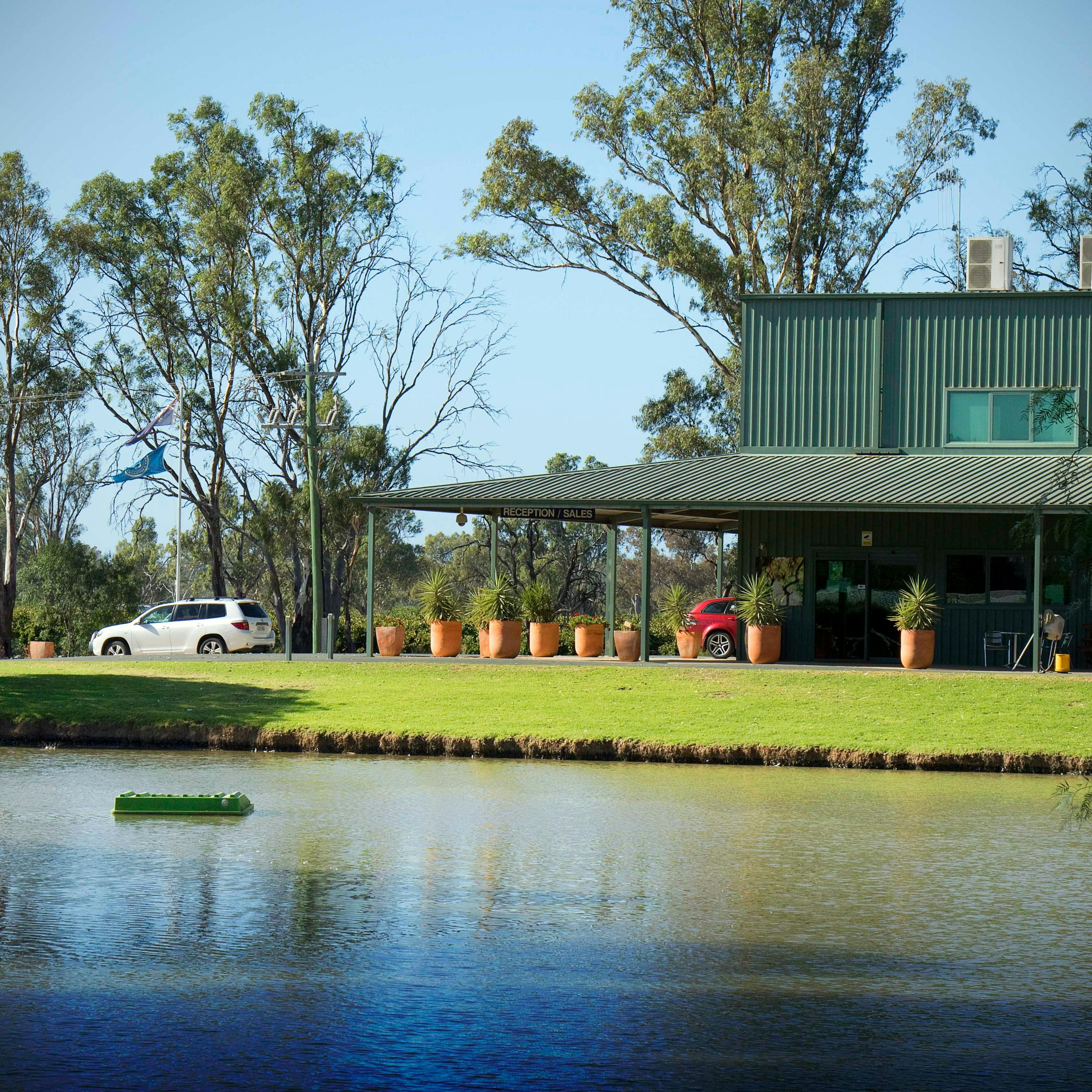Dam view to cellar door