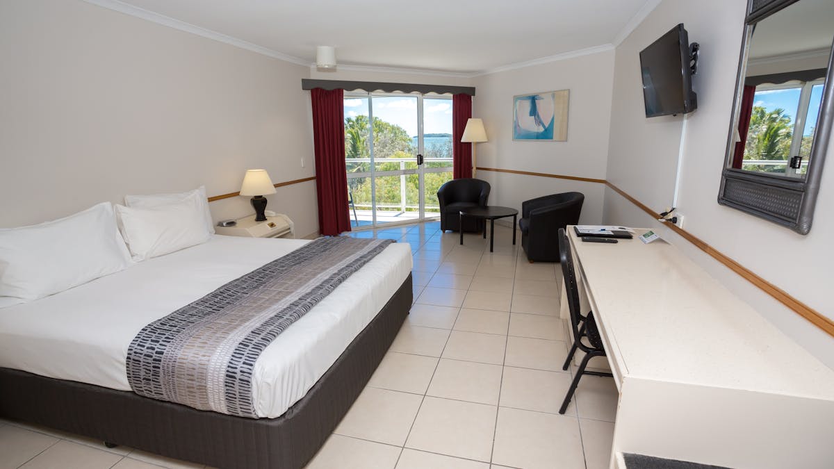 Ocean View Island Room with King Bed and Balcony