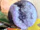 Photo of purple druzy amethyst sphere