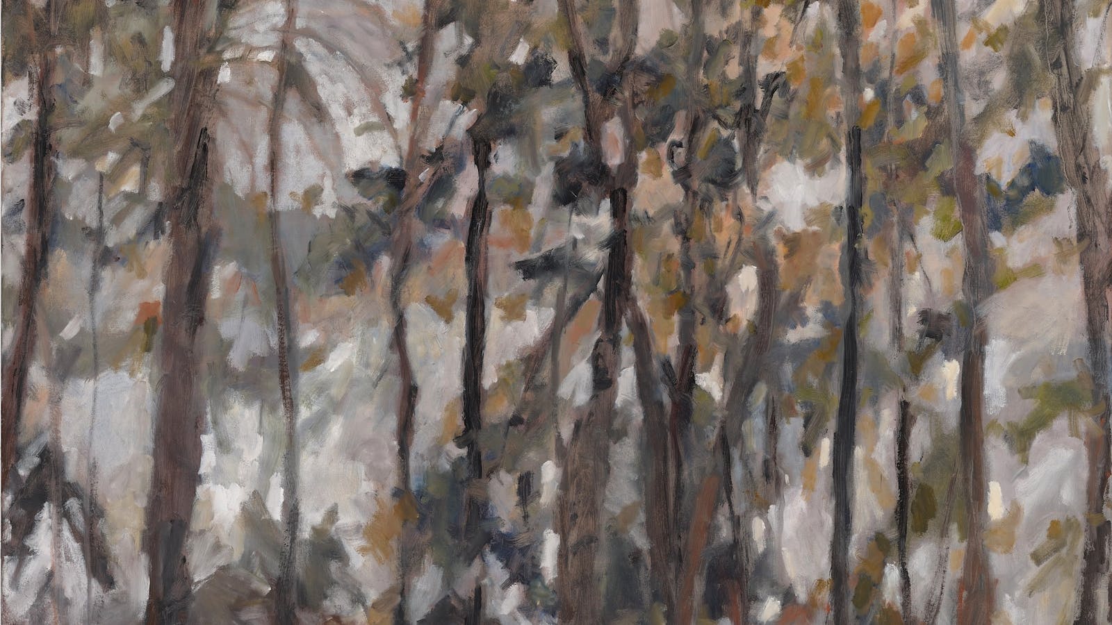 'Tangled and choking' 2026, oil on canvas, 100 x 120 cm (stretcher size).
