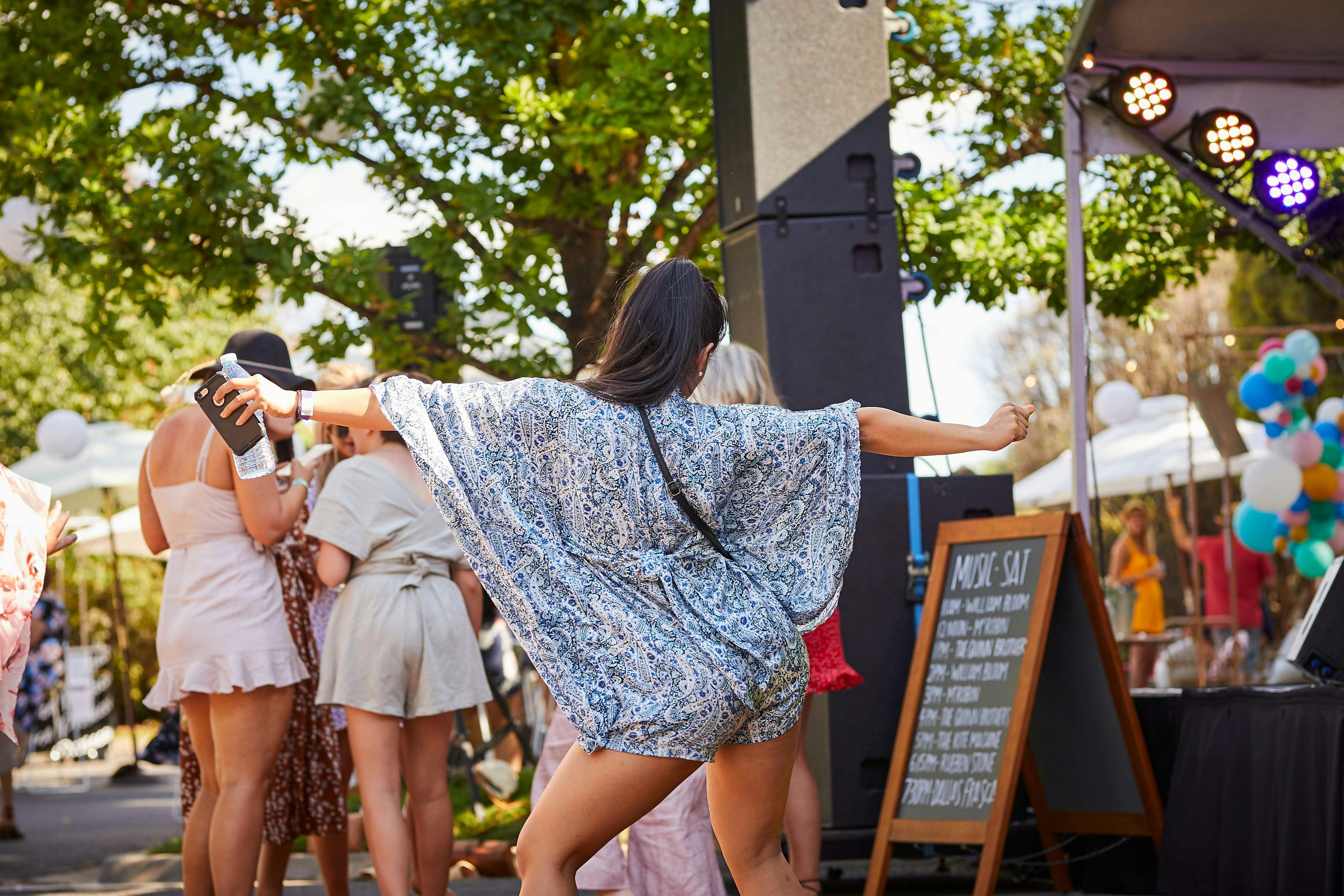 Dancing at Brown Brothers