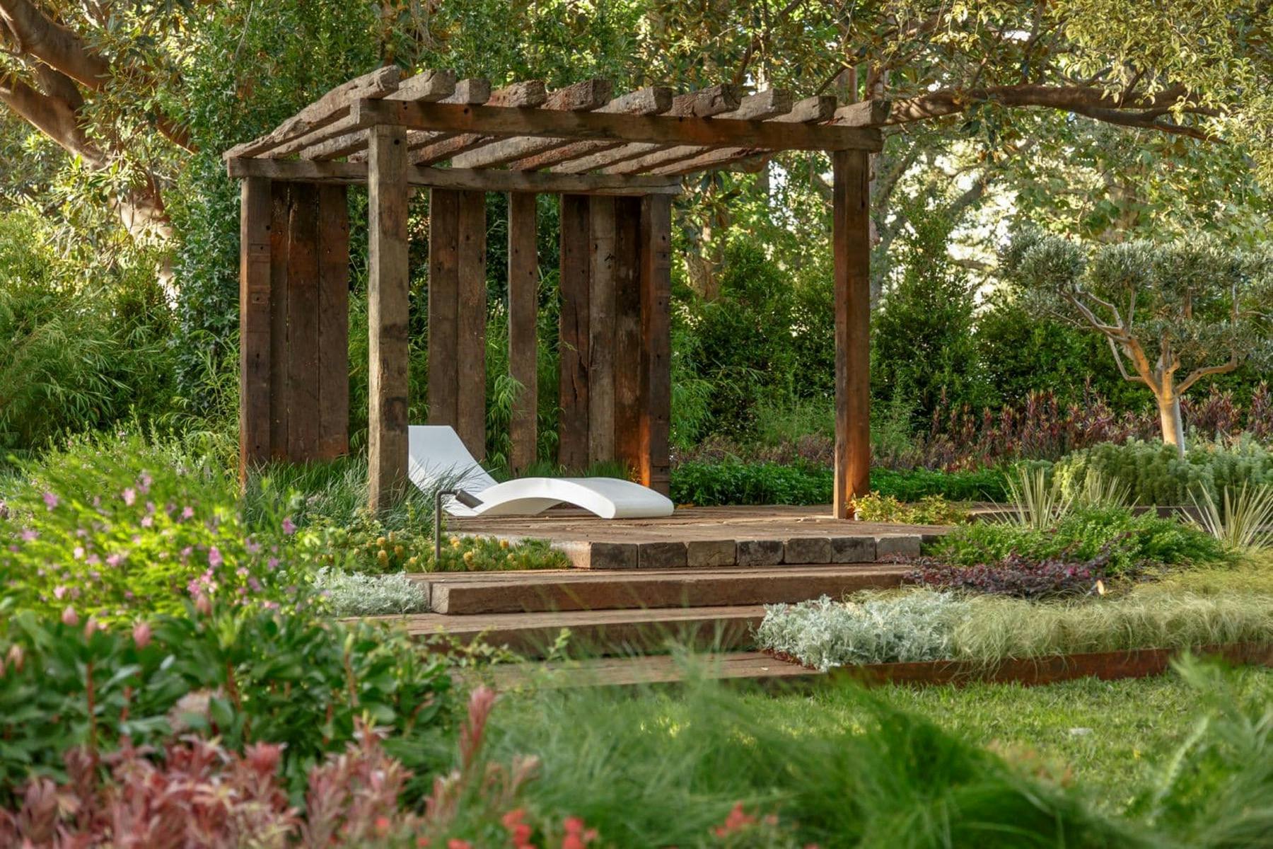 Outdoor living options on display at the show