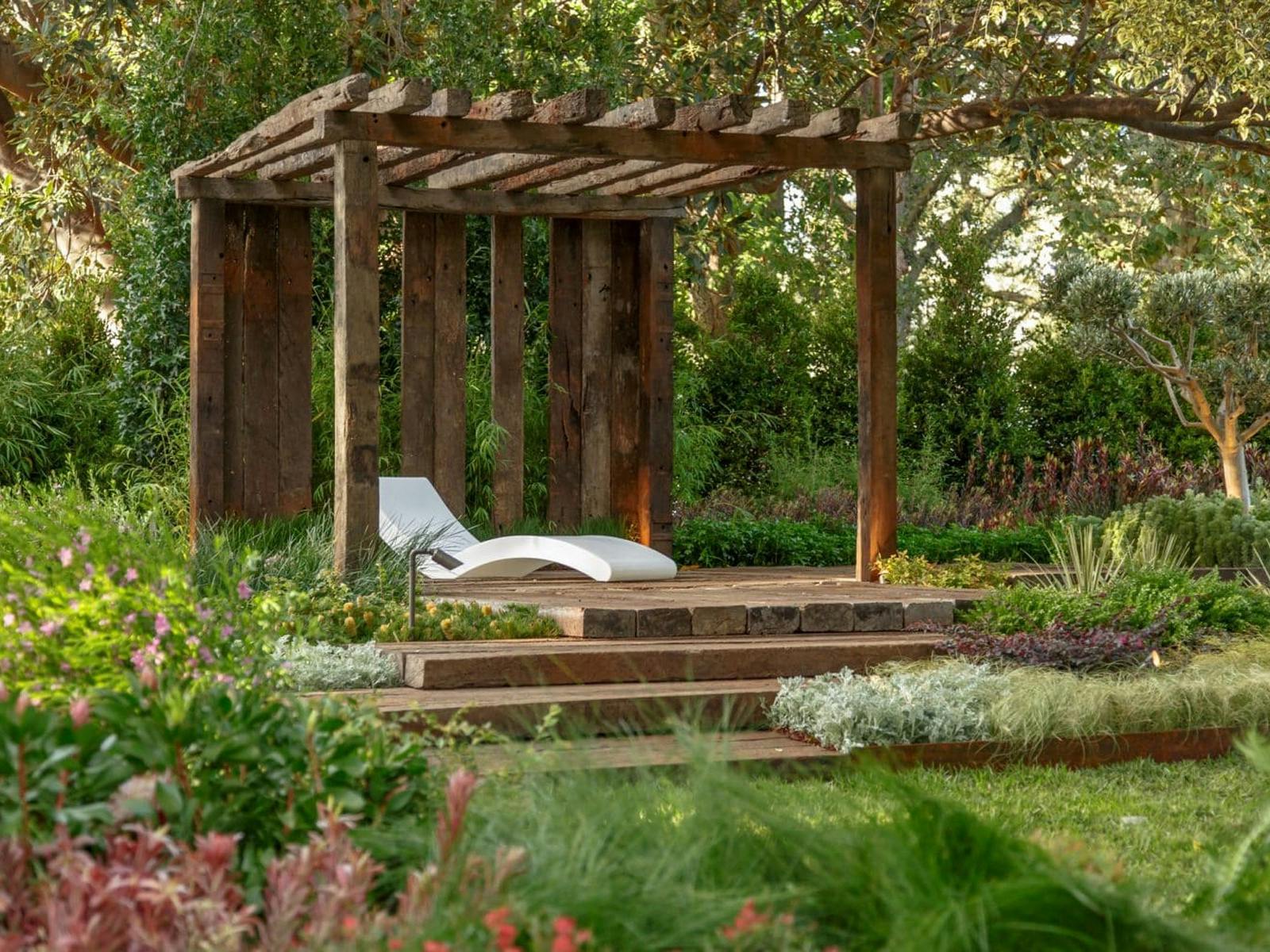 Outdoor living options on display at the show