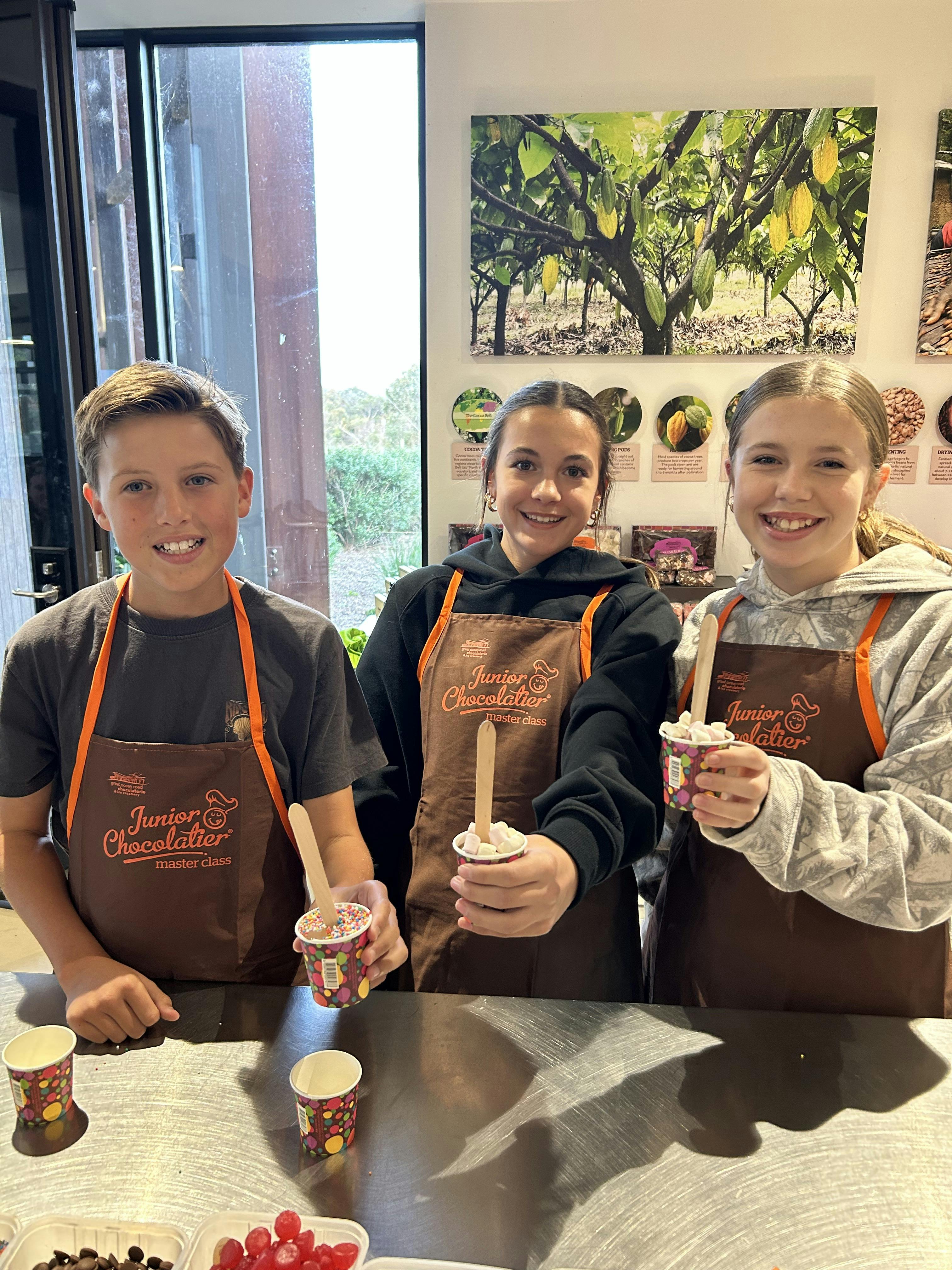 Junior Chocolatier Masterclasses at The Chocolateries Great Ocean Road