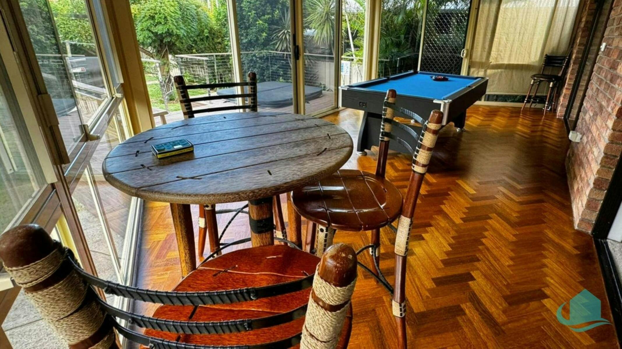 Entertainment in back room