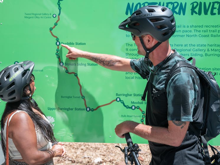 Maps and trail advice are freely provided to riders so they can have the best day ever