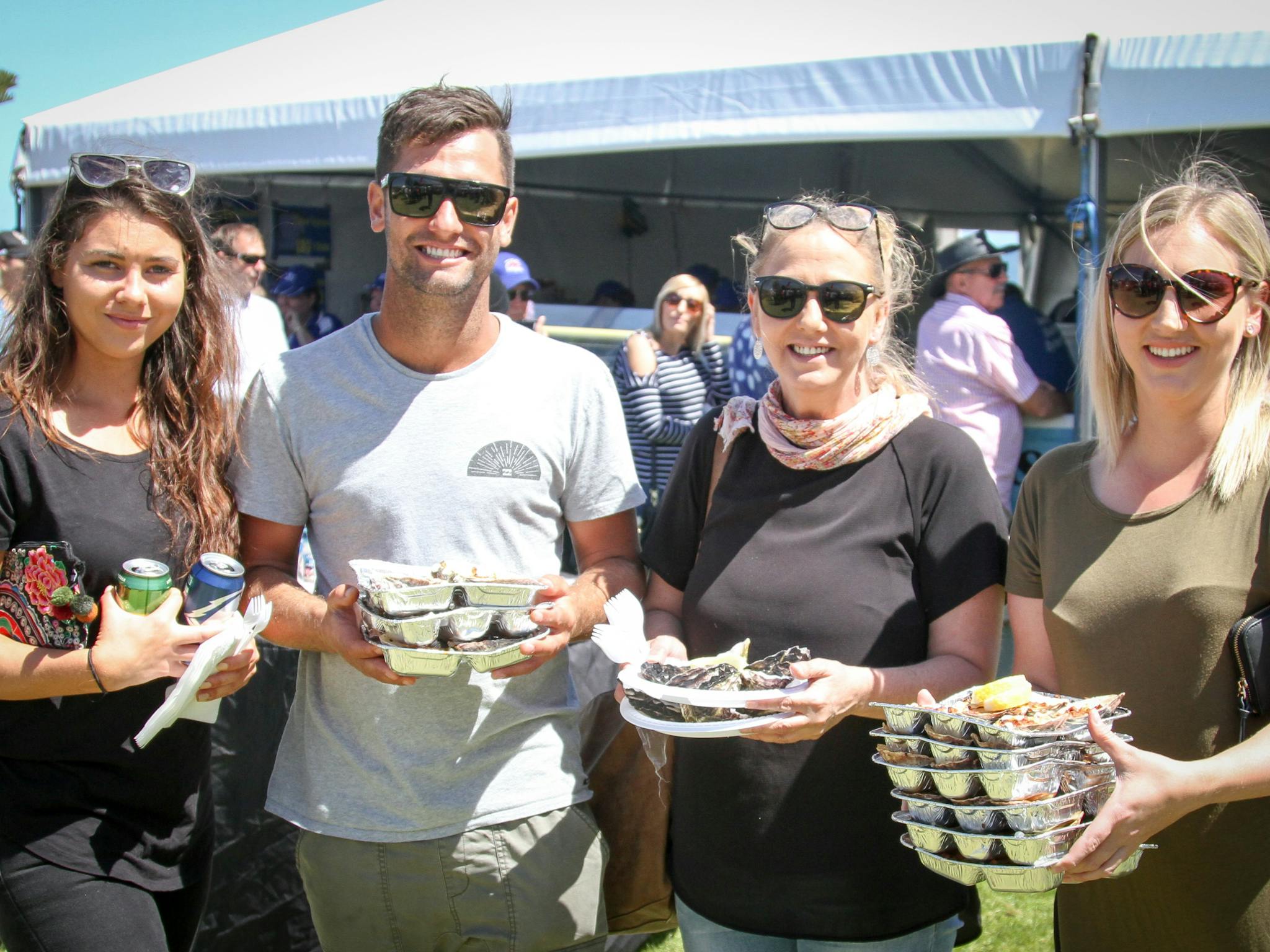 Enjoy the Oysters in the food court at the Ceduna Oystfest