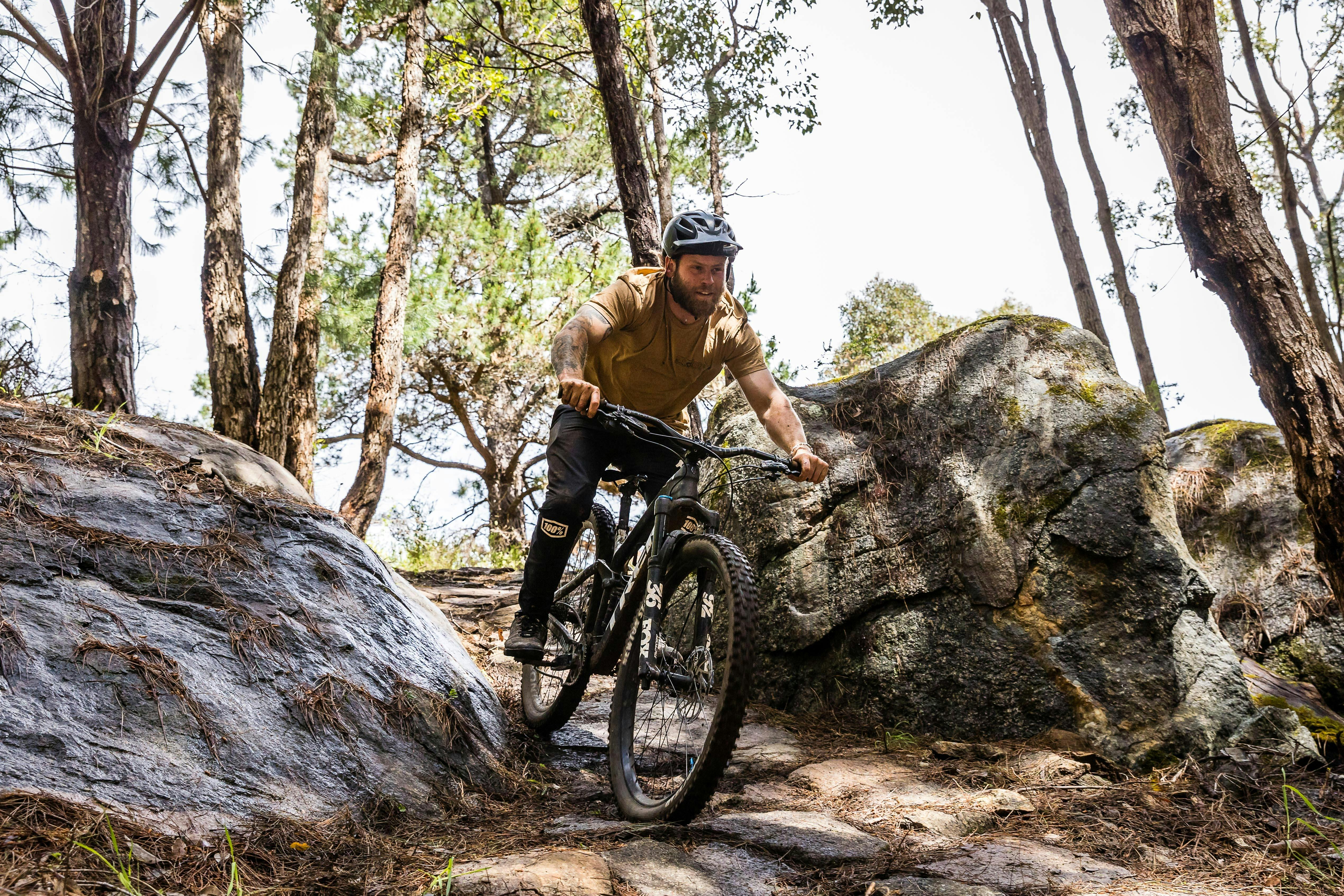 Mitch Monotti riding at Tank 7 on Blindside