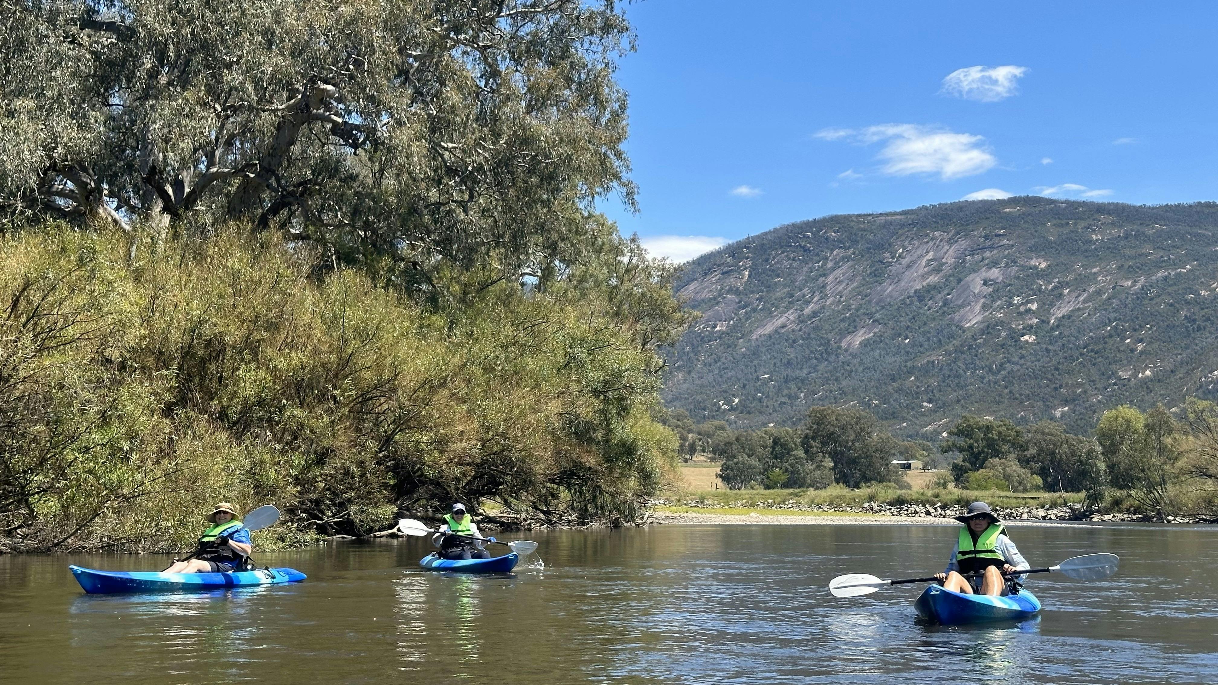 Upper Murray picturesque kayak adventure
