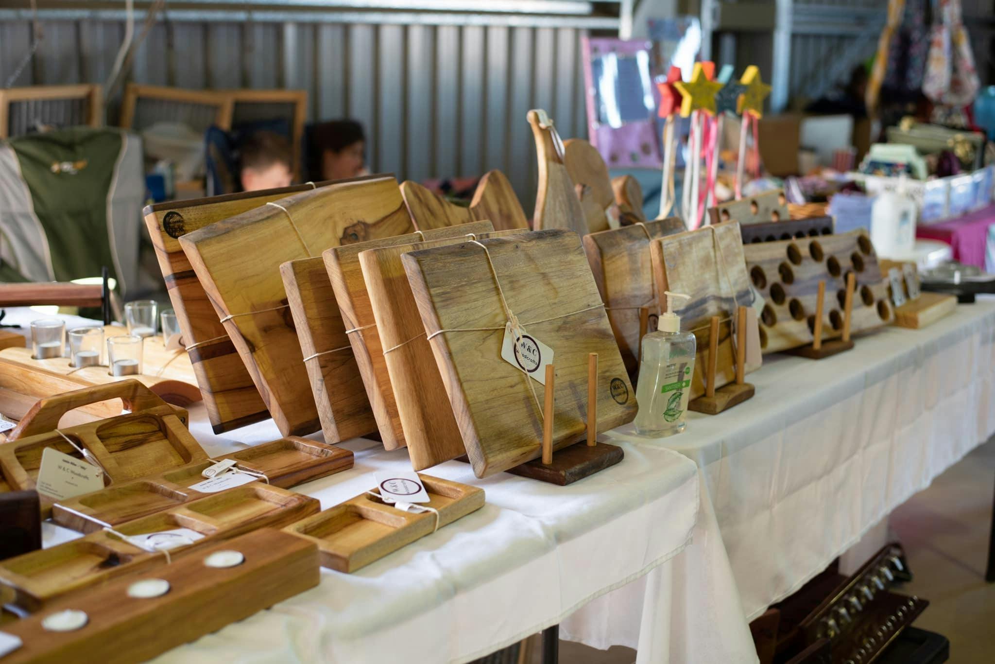 Handmade items in Show Pavilion