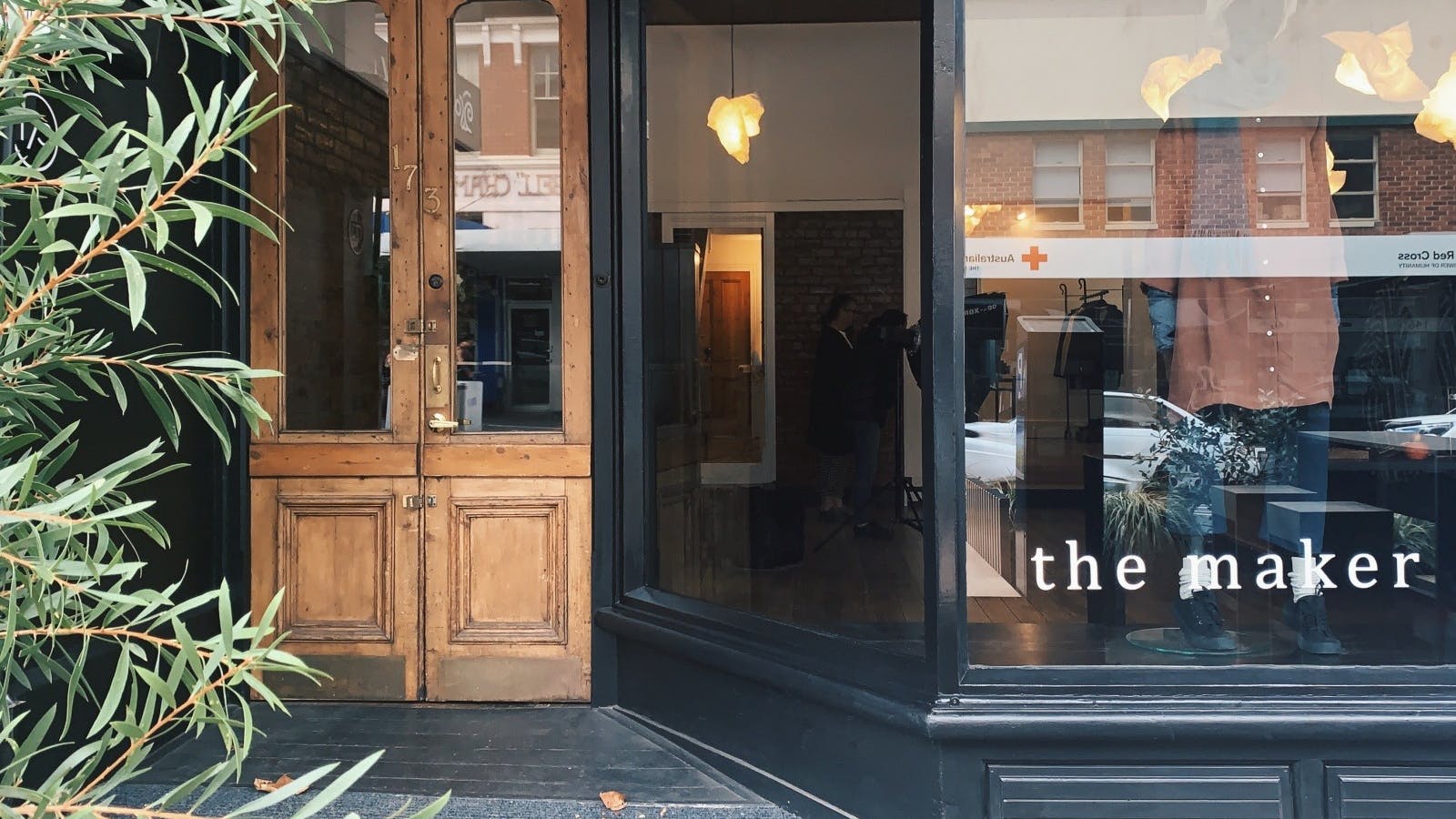 The front door of the maker Hobart