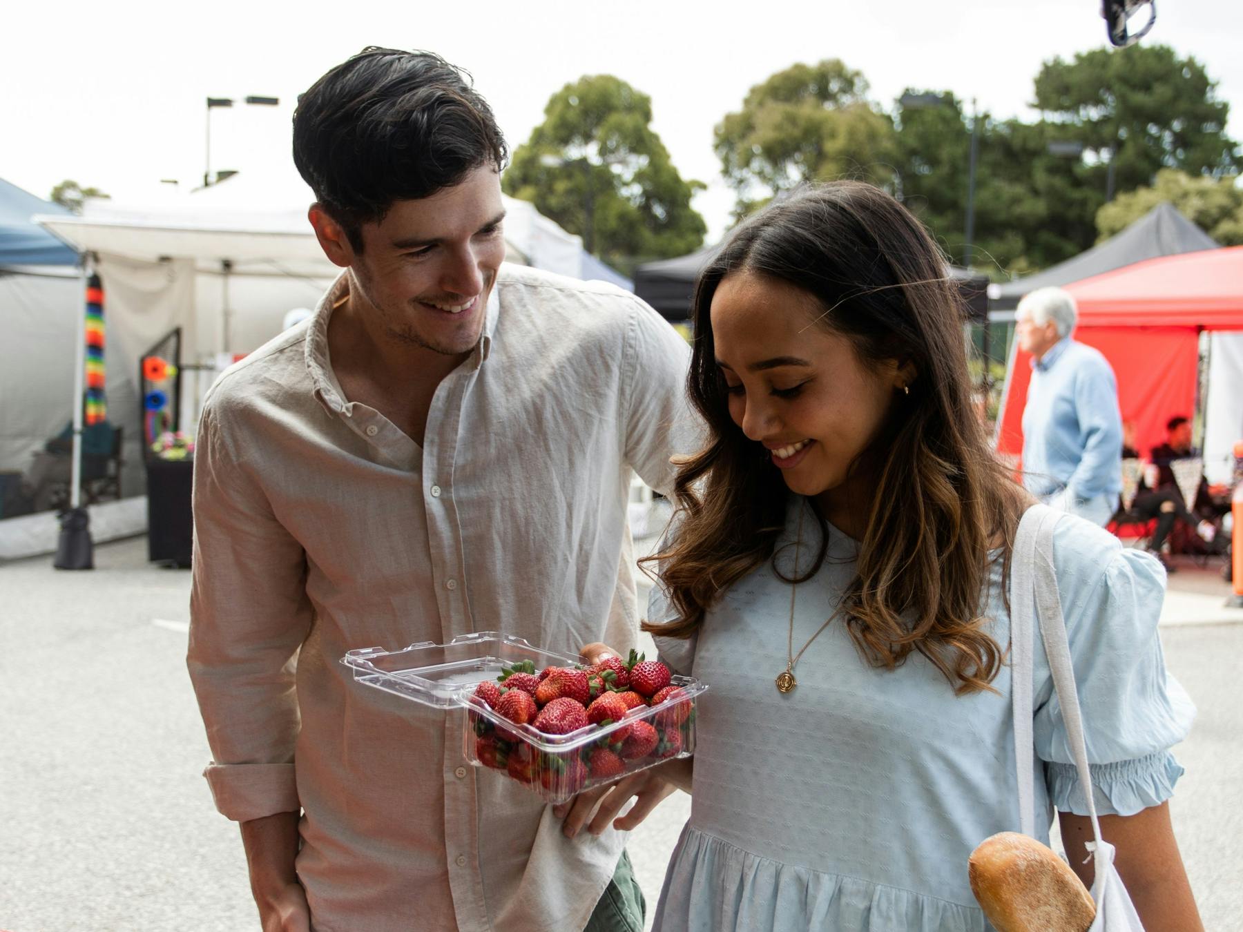 Young couple at Aireys Inlet Market