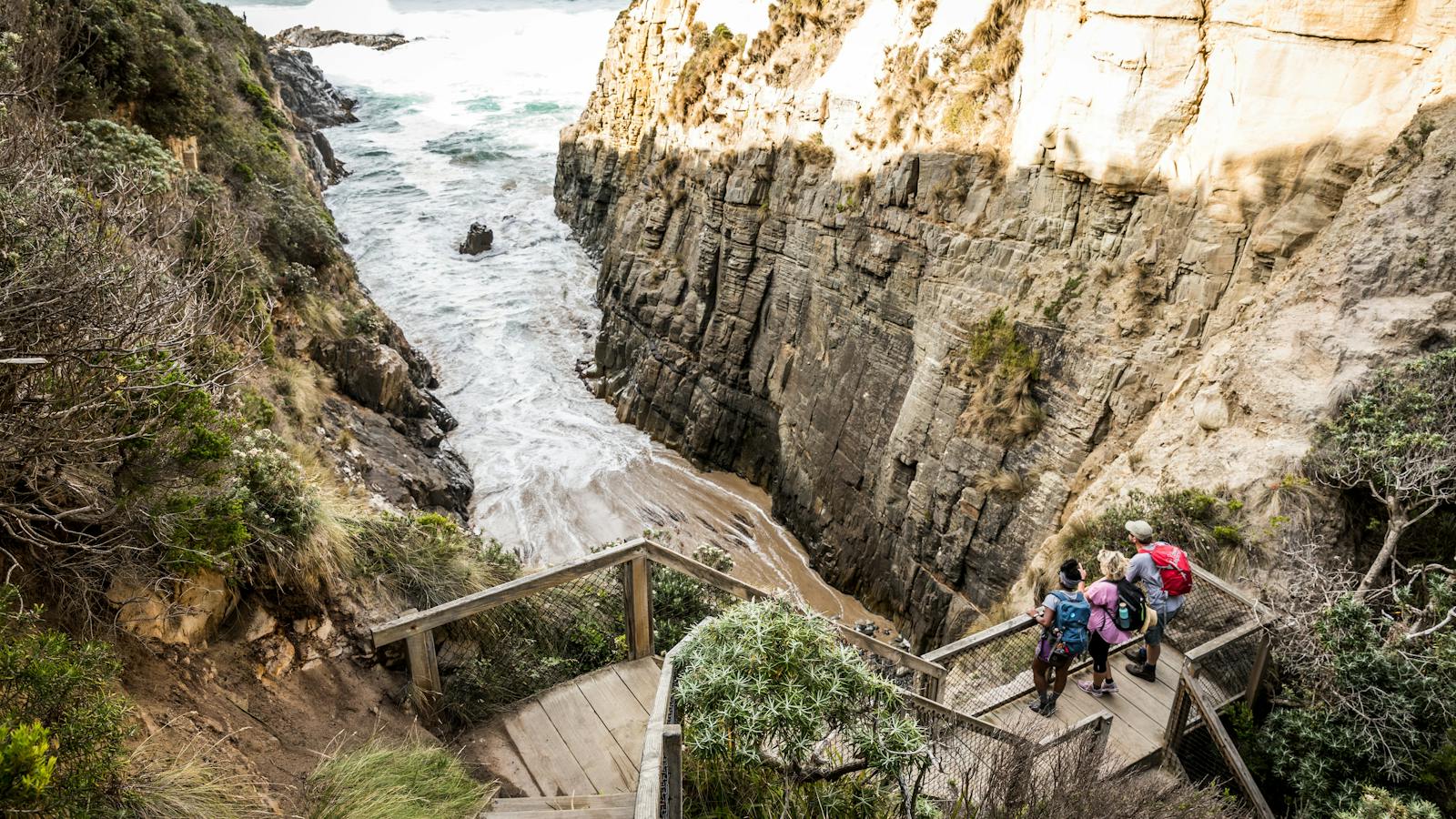 Part way through the descent to Remarkable Cave