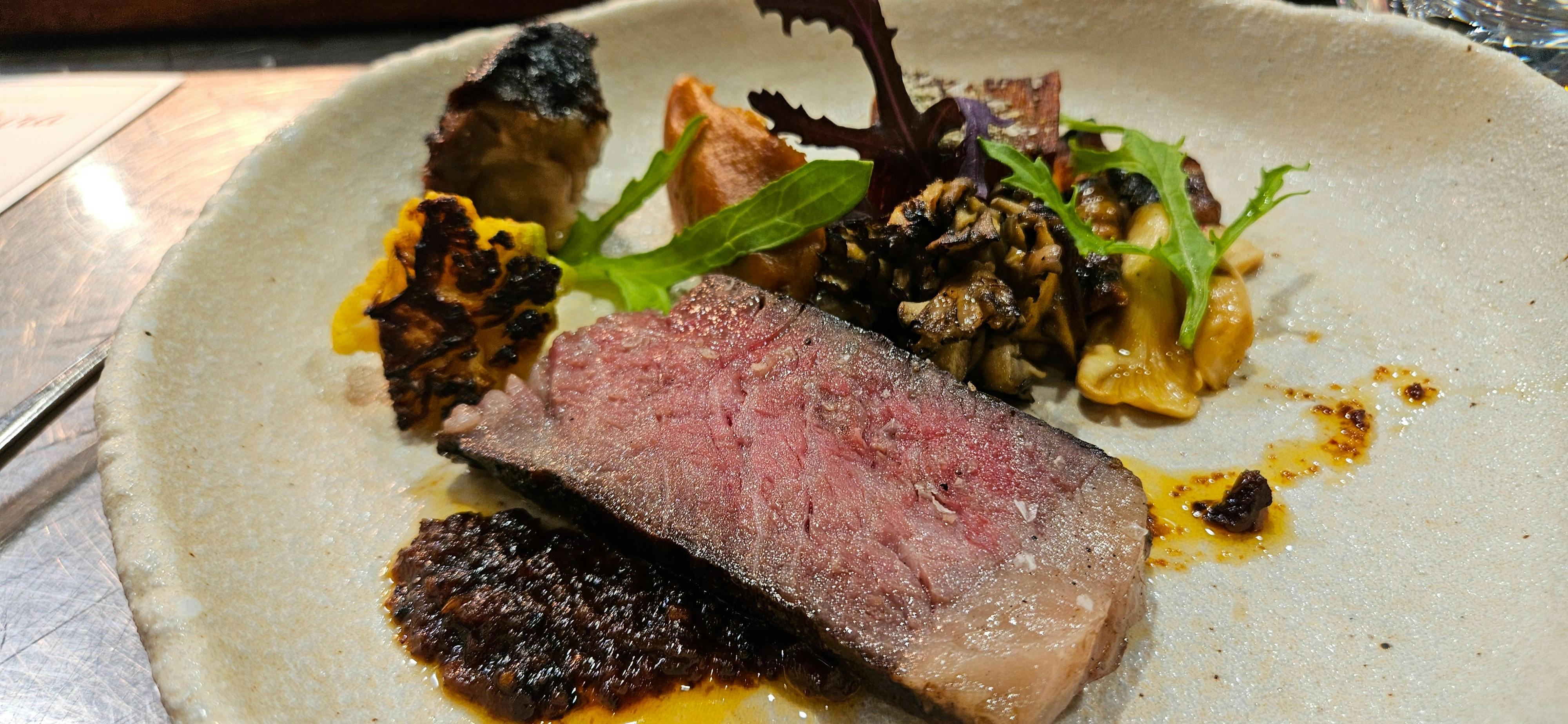 Mayura Station Wagyu main course dining experience Limestone Coast South Australia