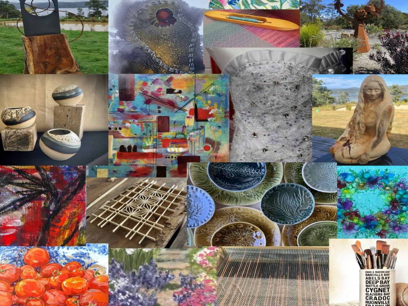 Work by artists and makers in the HVSAT