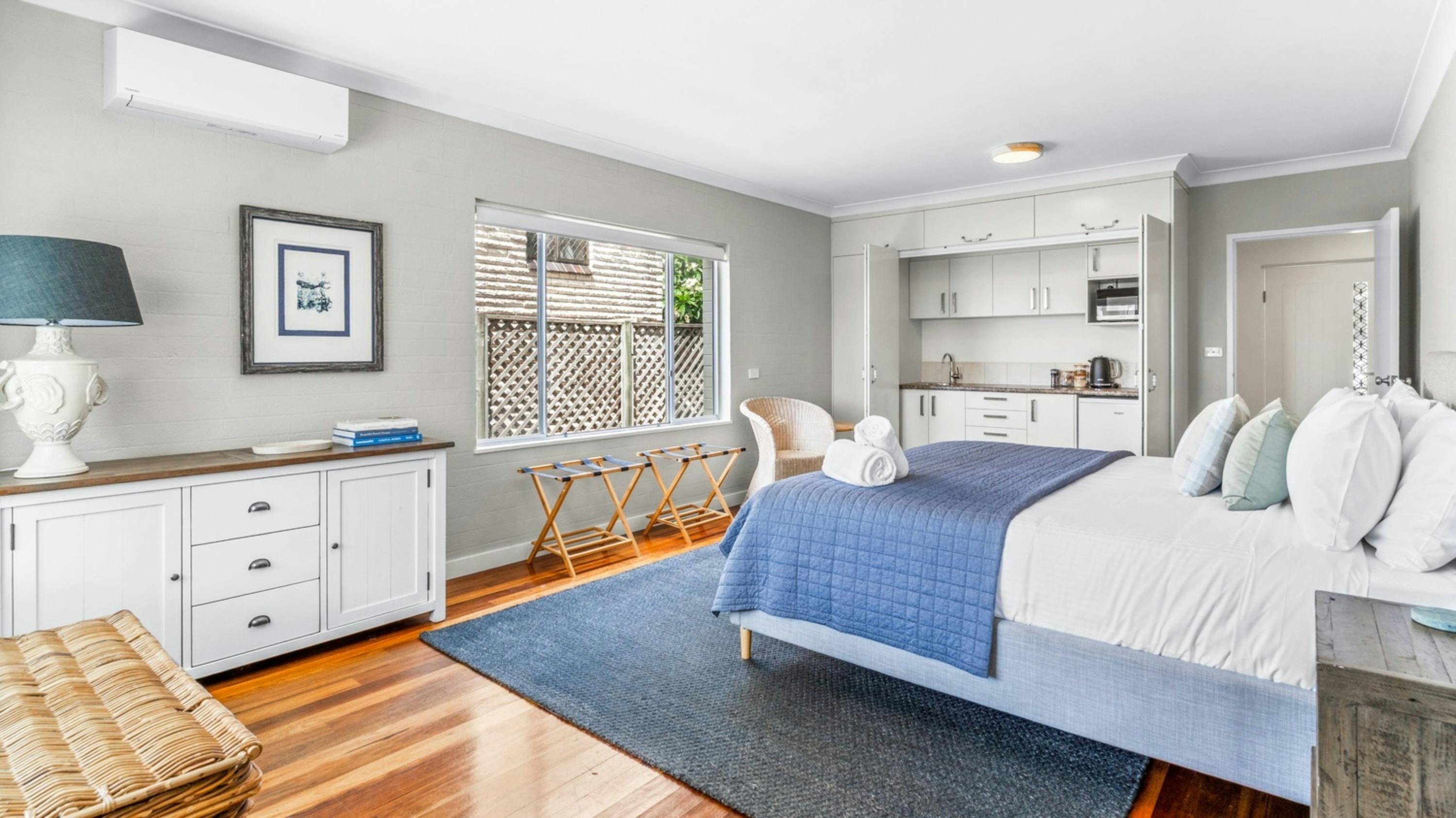 Self-contained downstairs bedroom