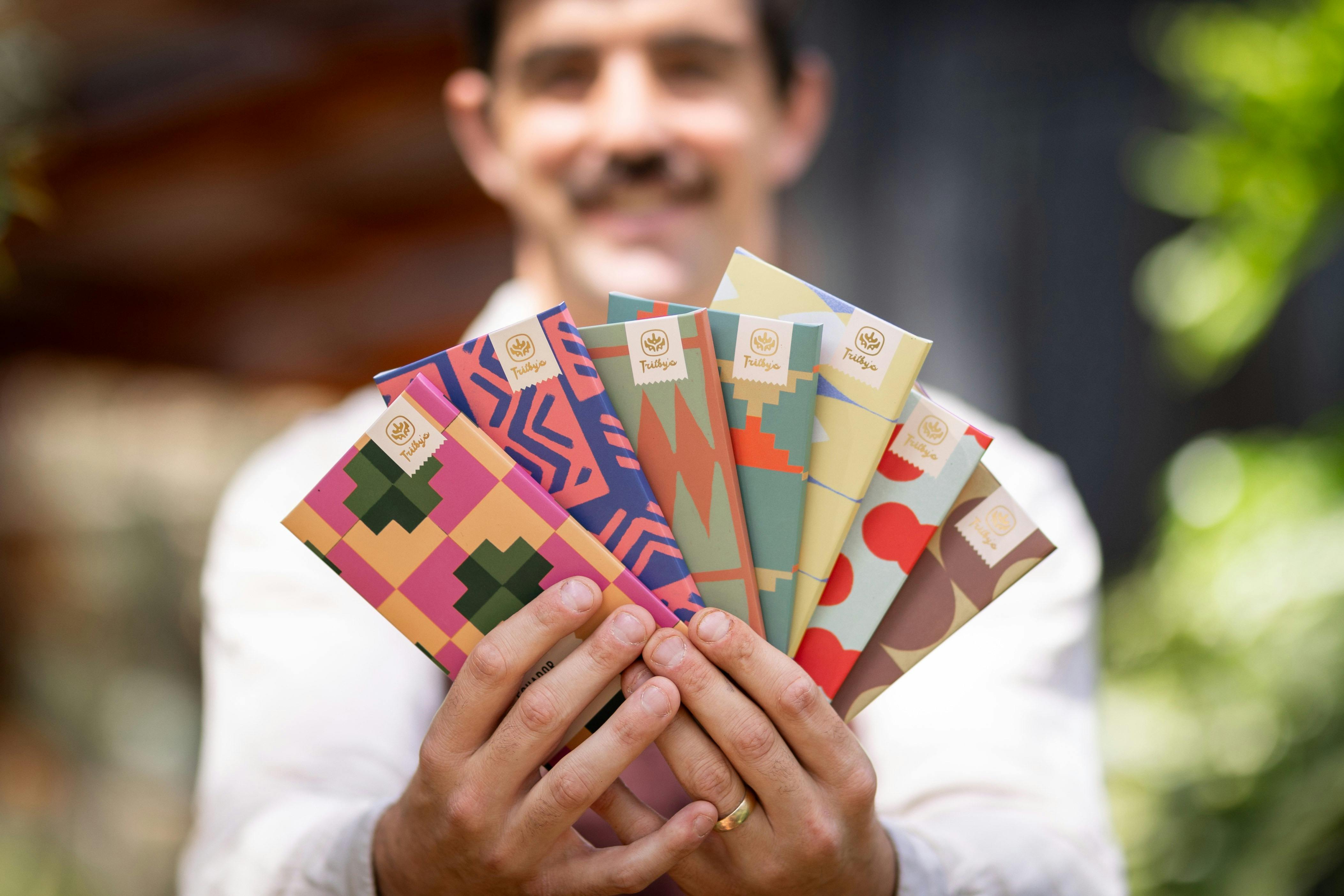 Trilby's Chocolate Bars Displayed at McLaren Vale Chocolate Factory