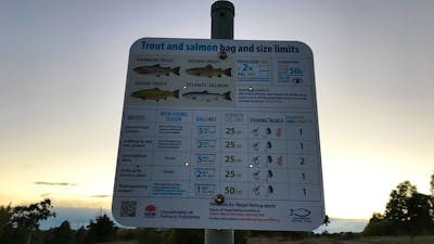 Trout fishing is permitted year round
