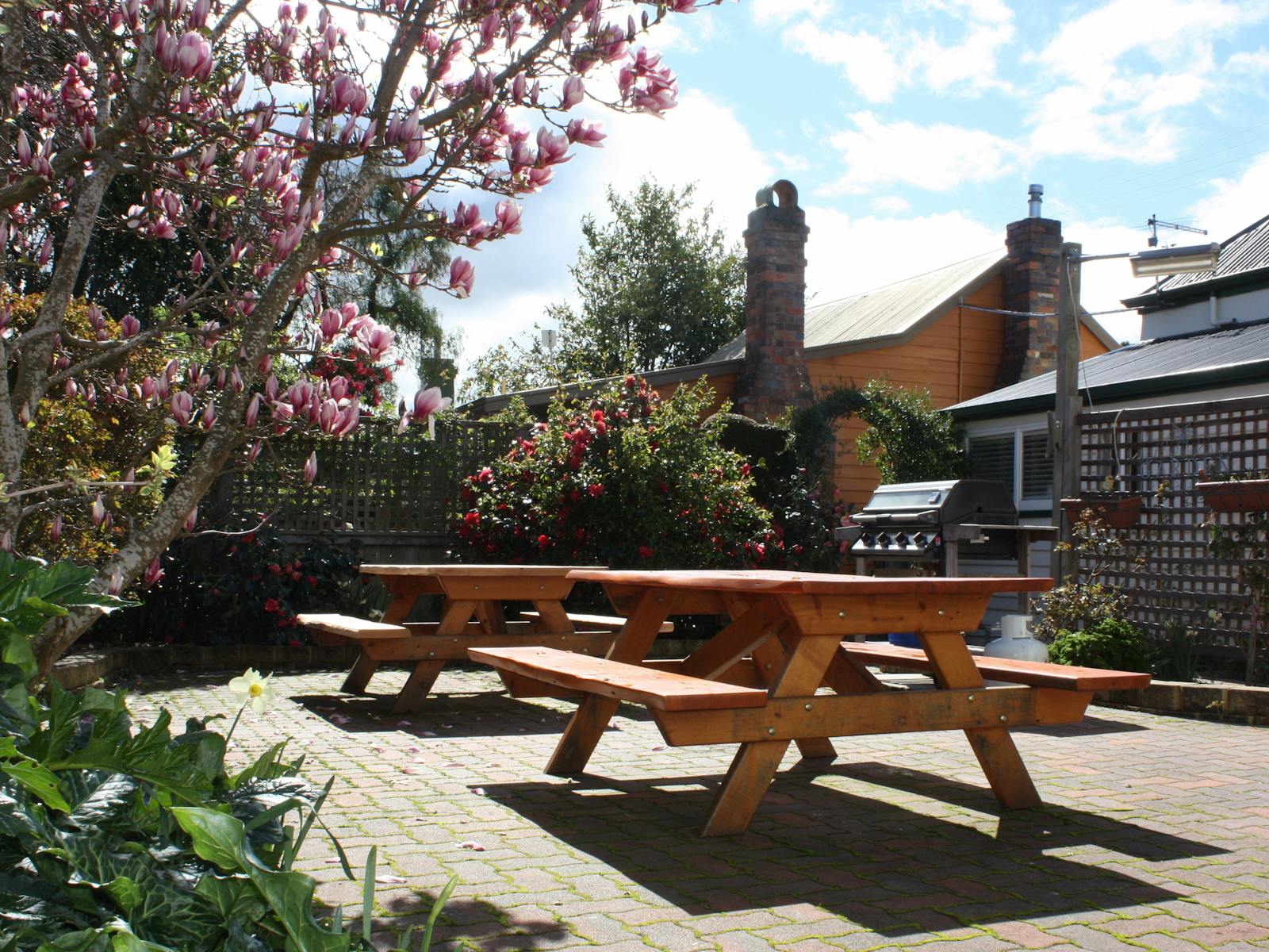 Lovely, open communal courtyard