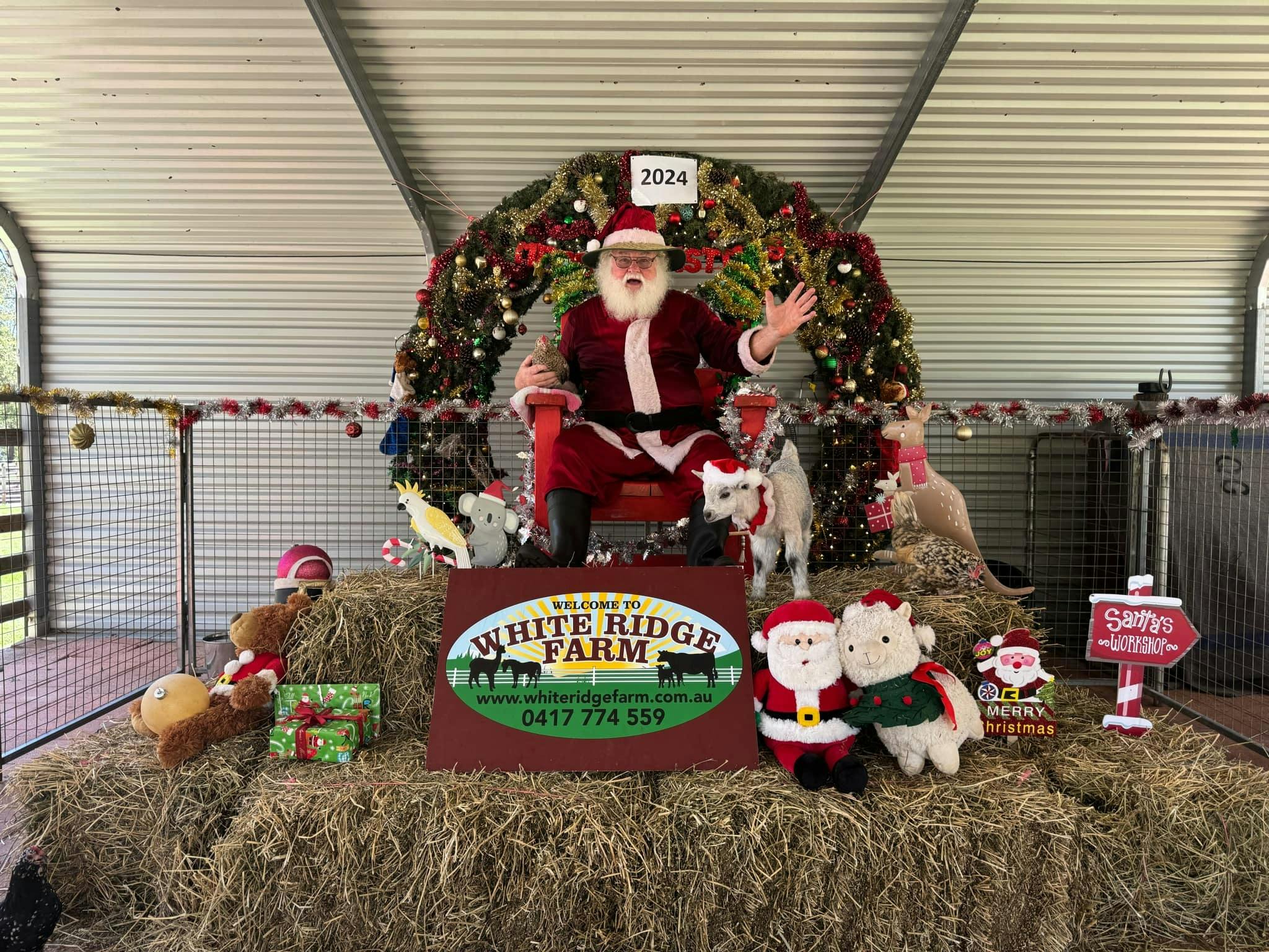 Santa is coming to White Ridge Farm