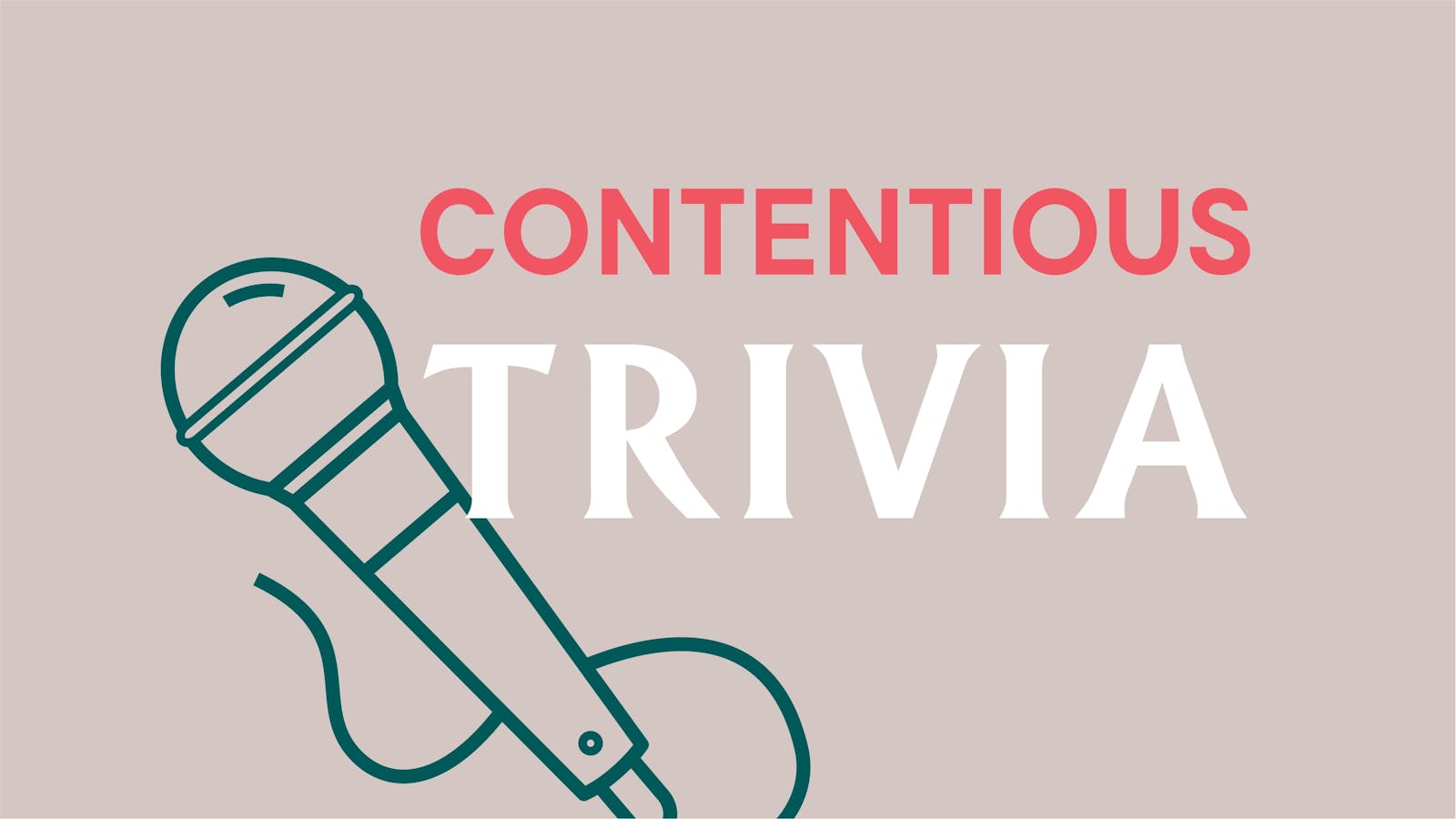 Image for Trivia Night at Contentious Character