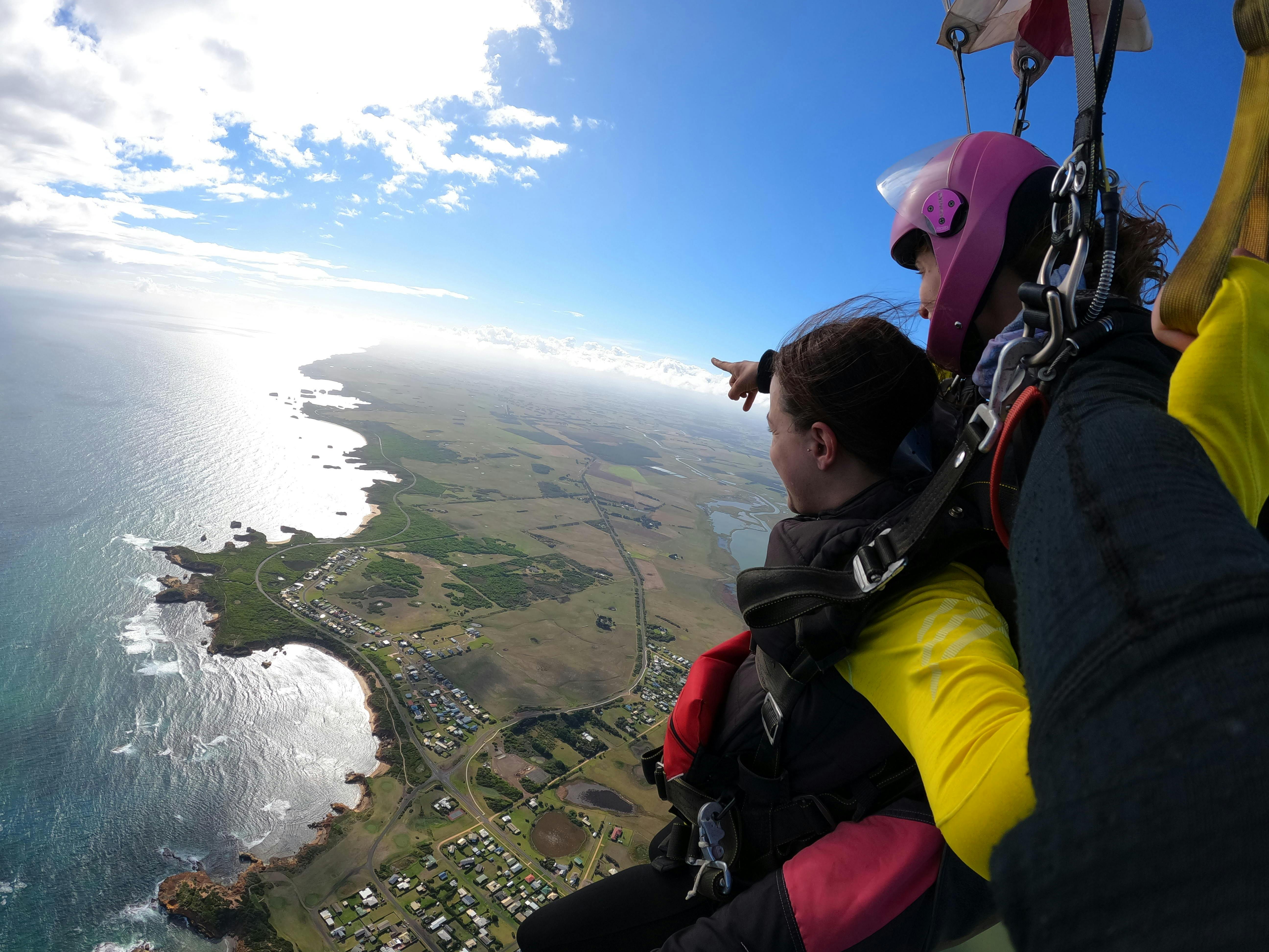 The true Great Ocean Rd Skydiving experience