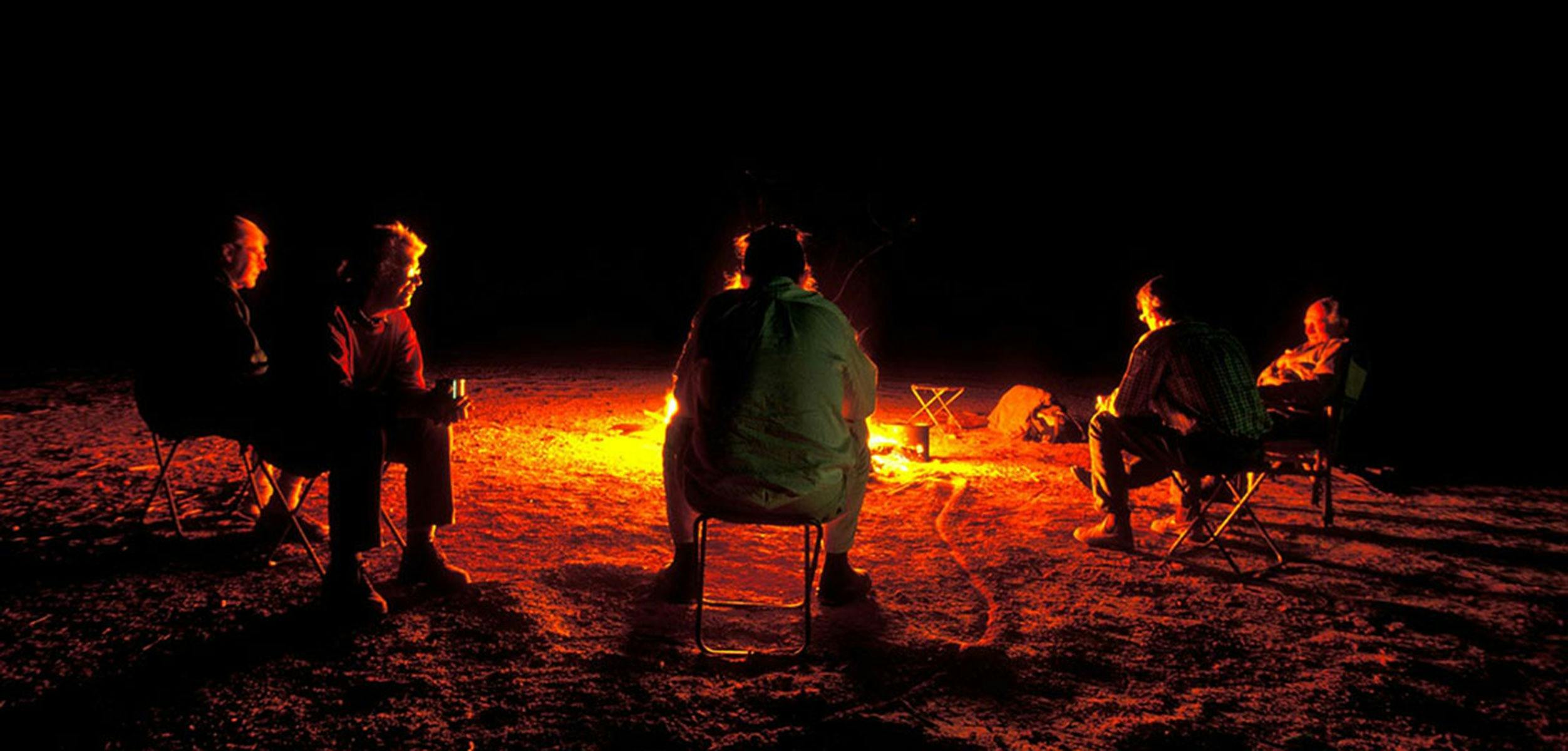 Sitting around the campfire