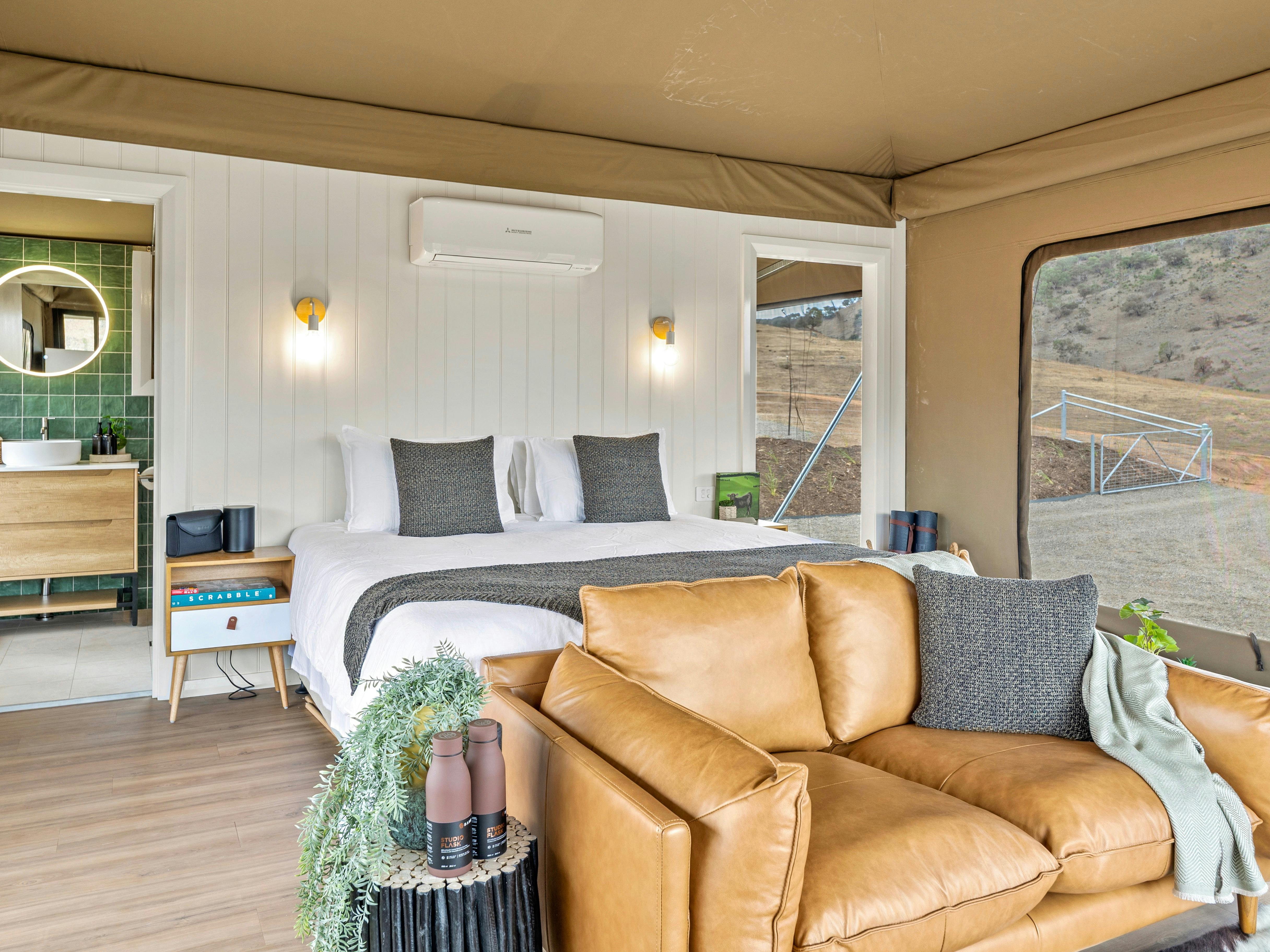 The eco-luxe tent - The Room