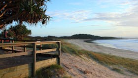 Fresh morning at Pippi Beach, Yamba.