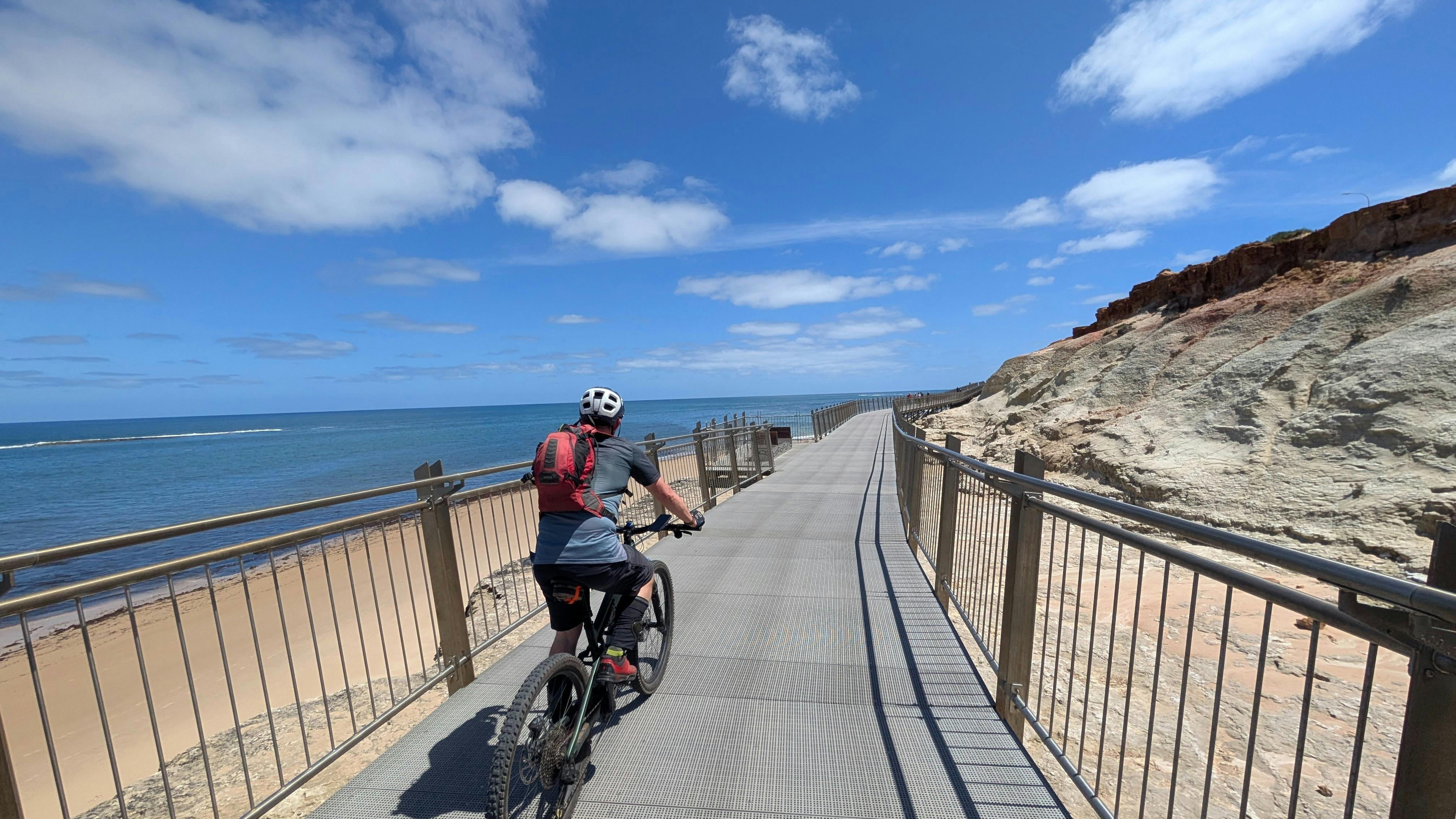 Coastal riding around McLaren Vale