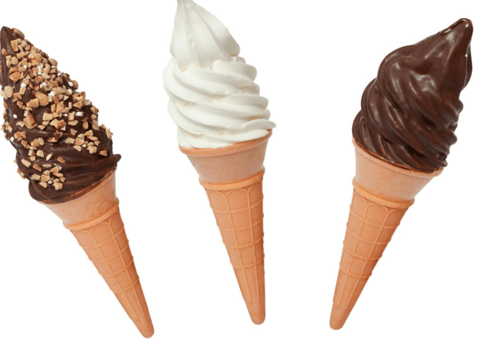 World of Swirls signature cones