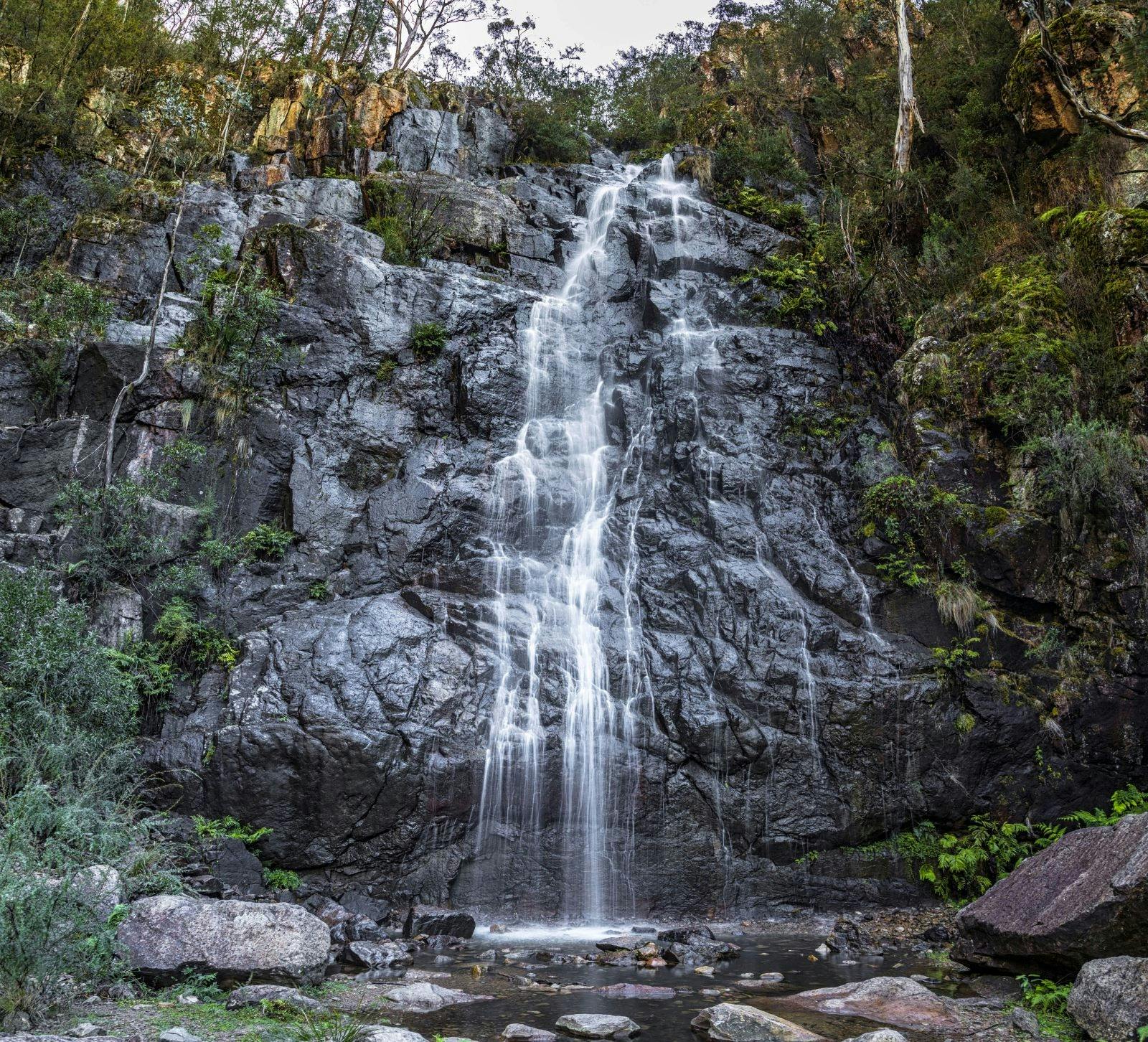 Bluff Falls - lower platform view (currently closed due to fire damage)