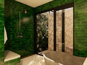 The Lodges Bathroom/Rainroom
